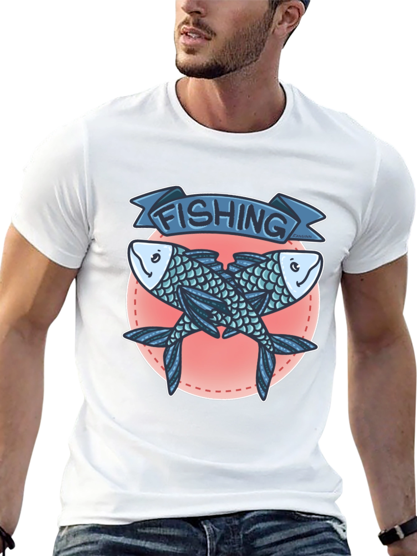 Fishing Graphic T-Shirt - Unique Angling Design