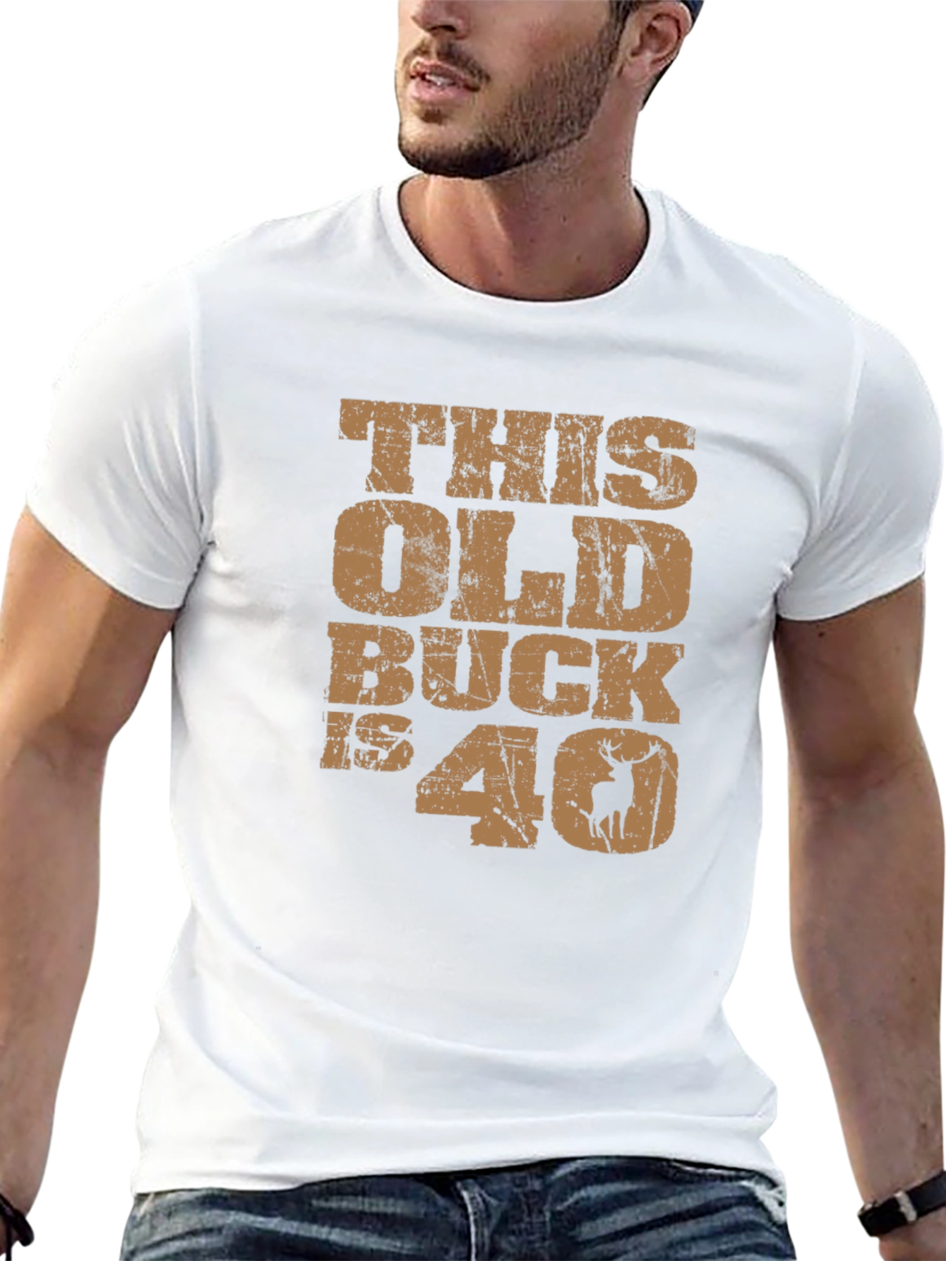 This Old Buck is 40 T-Shirt Funny Birthday Gift