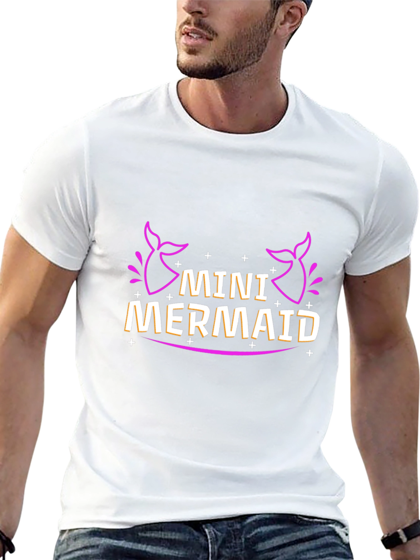 Mini Mermaid Black T-Shirt