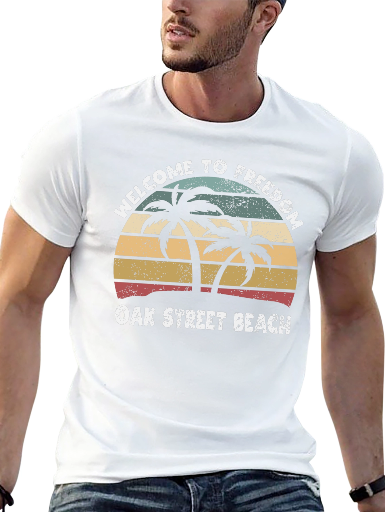 Welcome to Freedom Oak Street Beach T-Shirt
