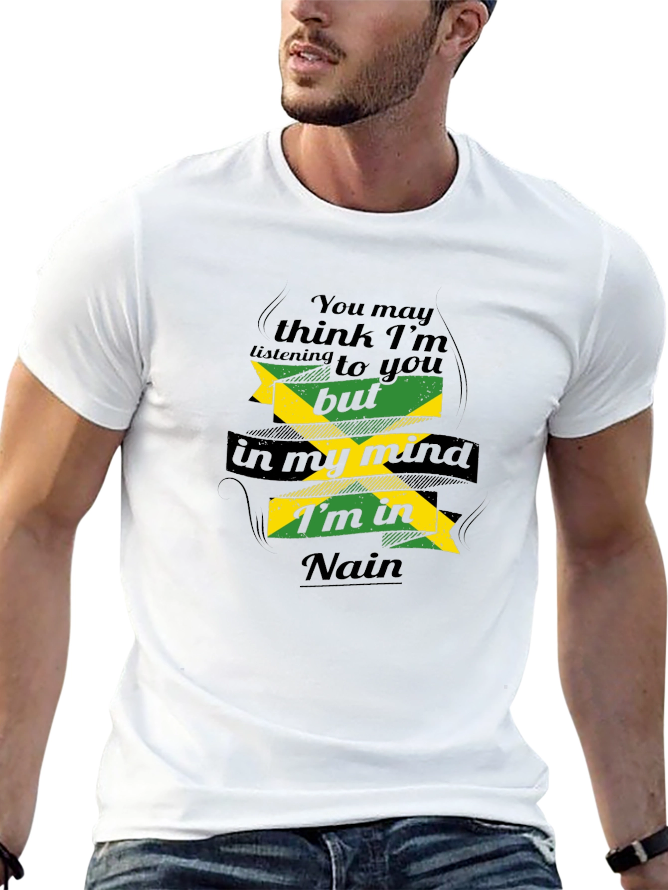 Nain Jamaica Mind T-Shirt - Black