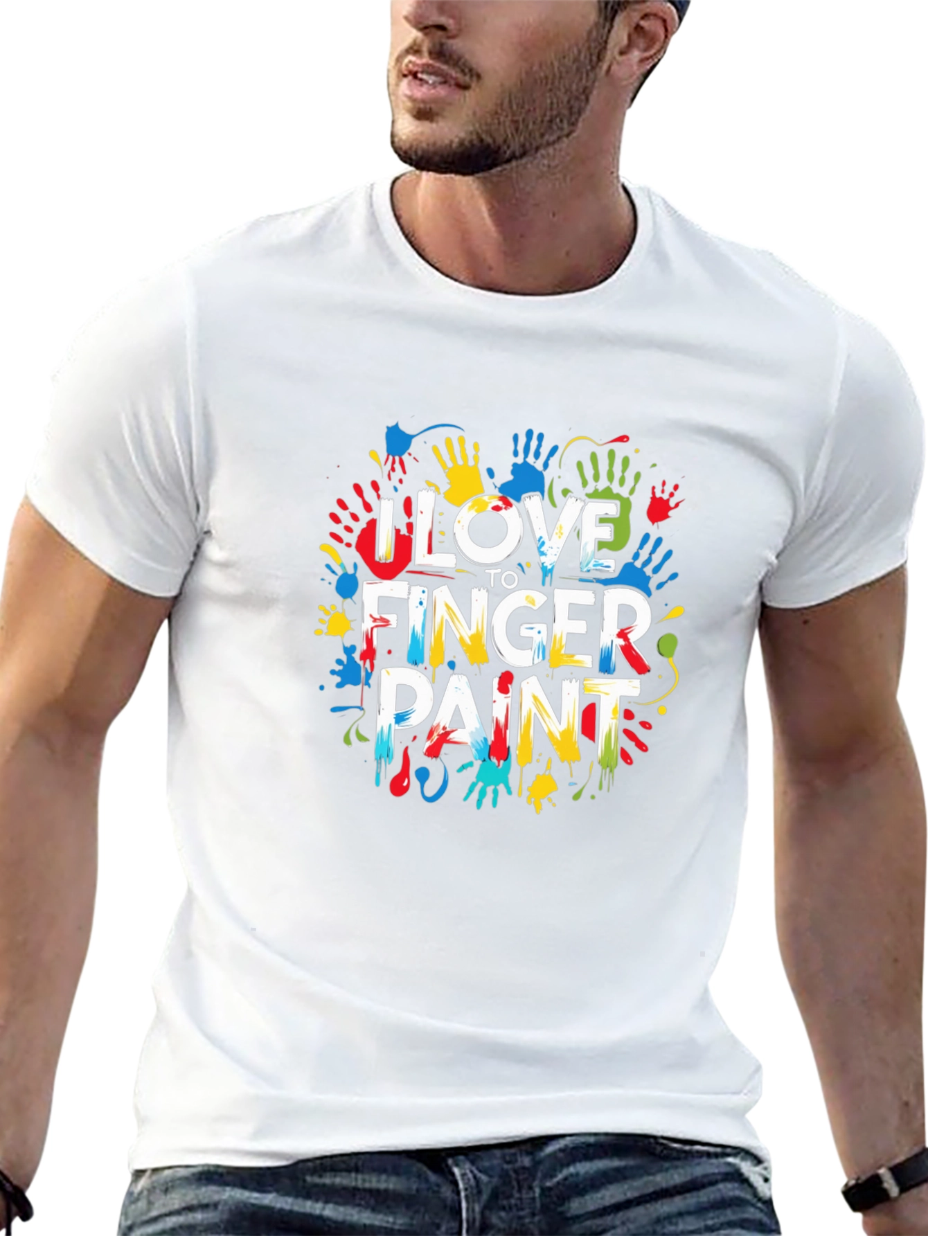 I Love to Finger Paint Graphic Tee