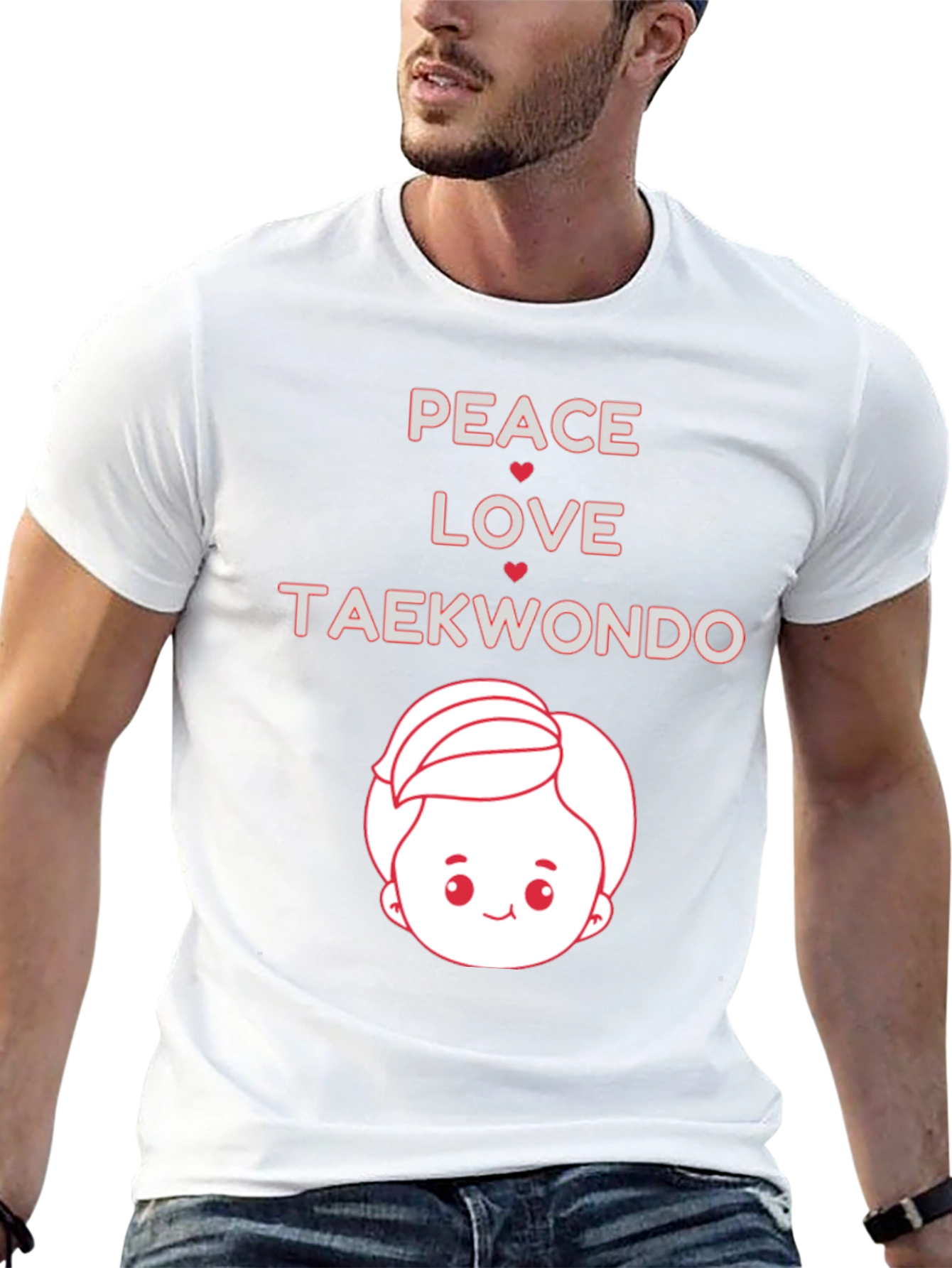 Peace Love Taekwondo Graphic Tee