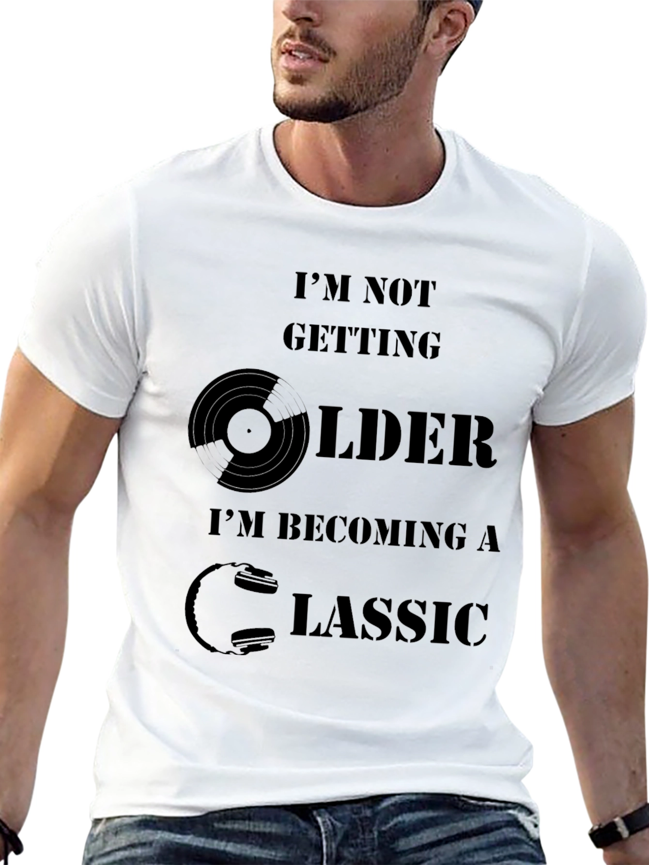 Classic Vinyl Record Graphic T-Shirt