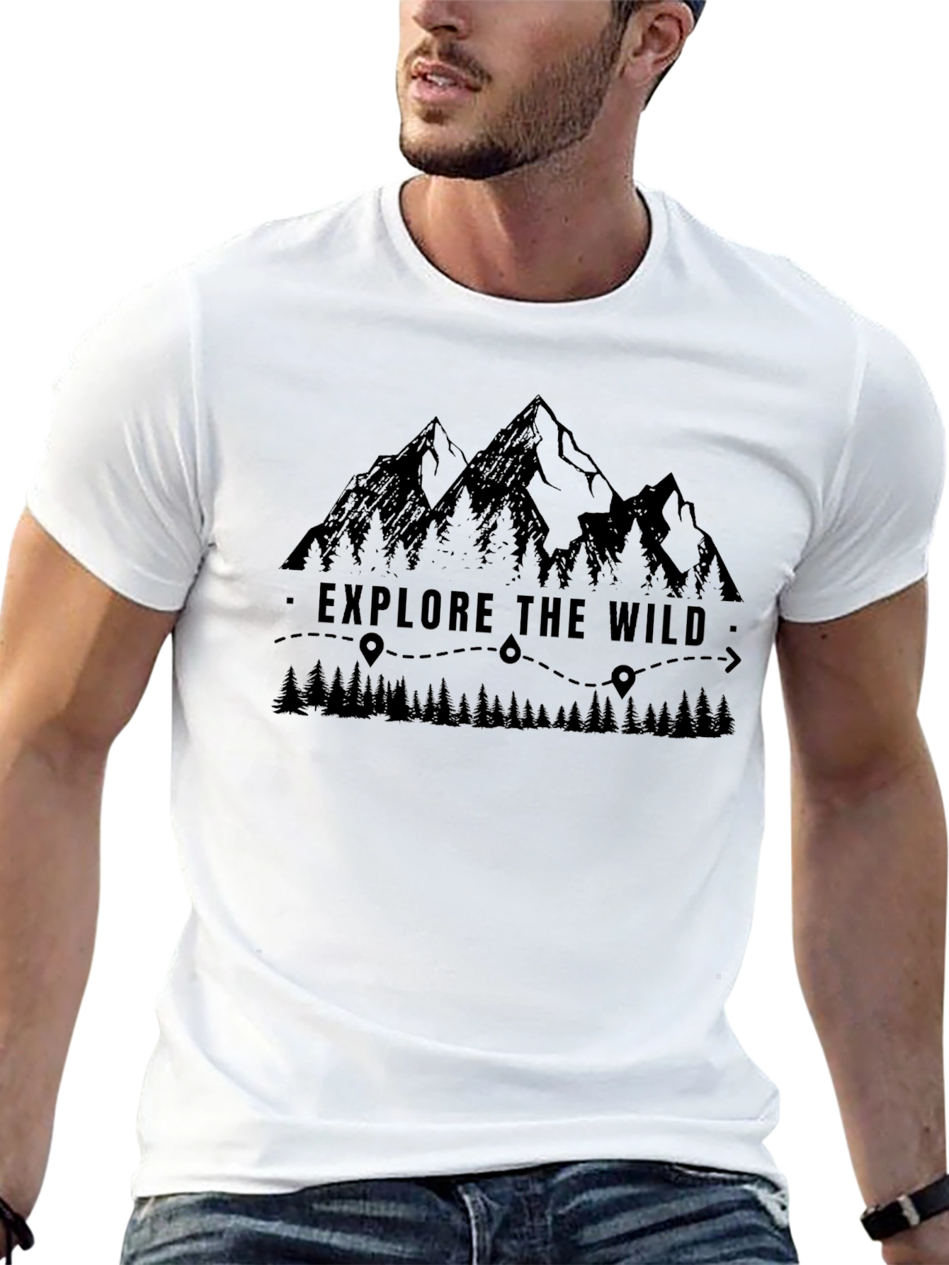 Explore the Wild Mountain Graphic T-Shirt