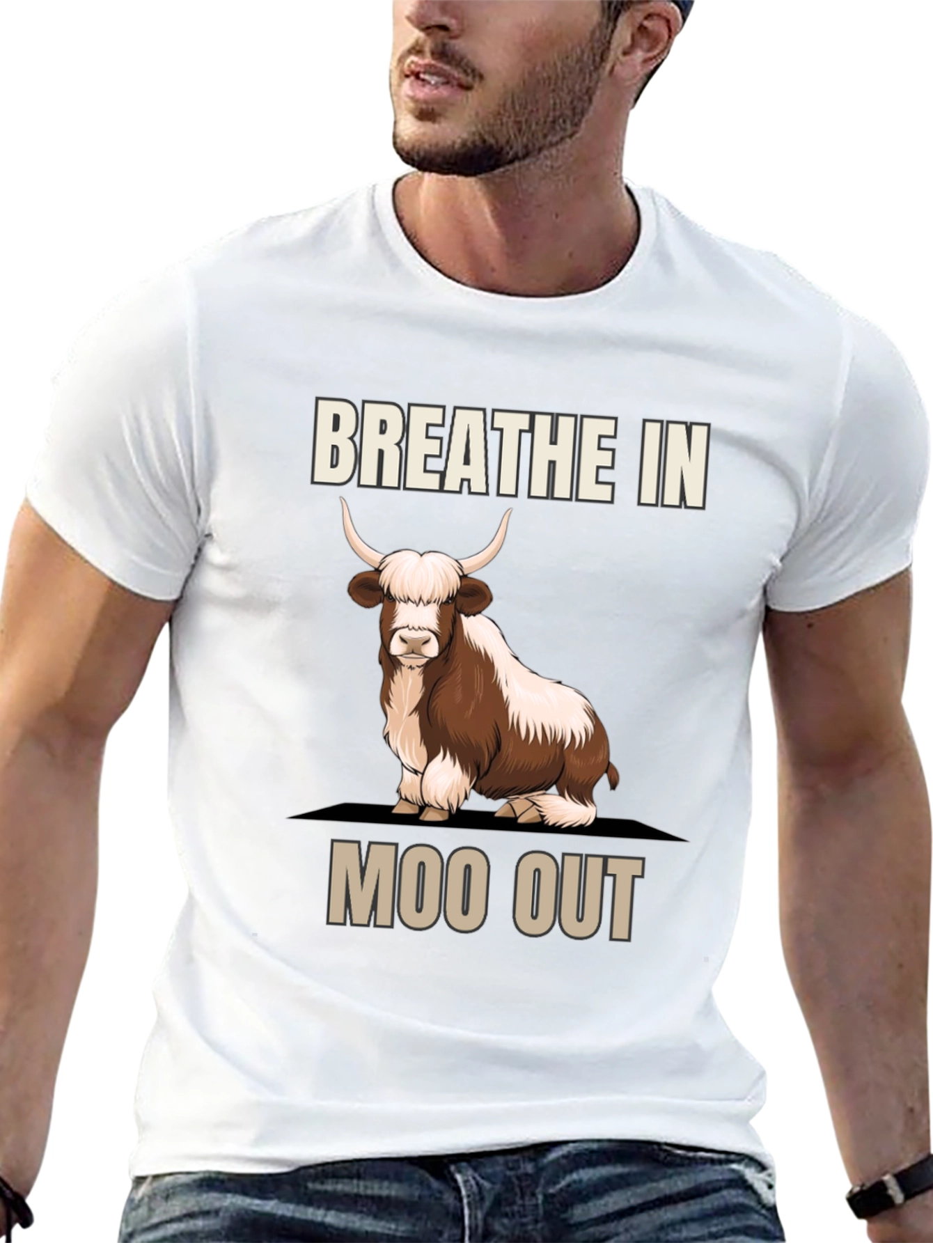 Breathe In Moo Out T-Shirt