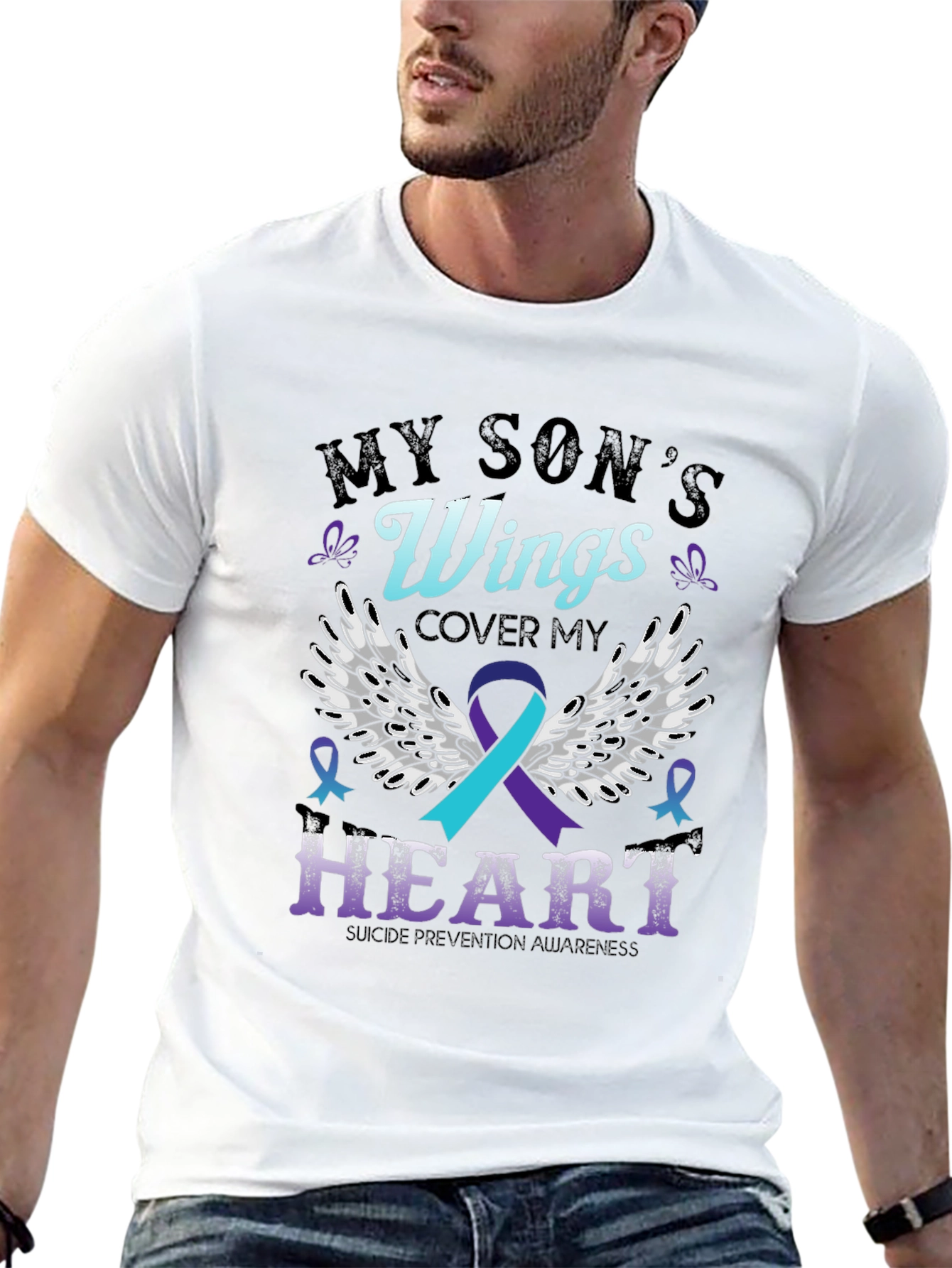 My Sons Wings Suicide Prevention Awareness T-Shirt