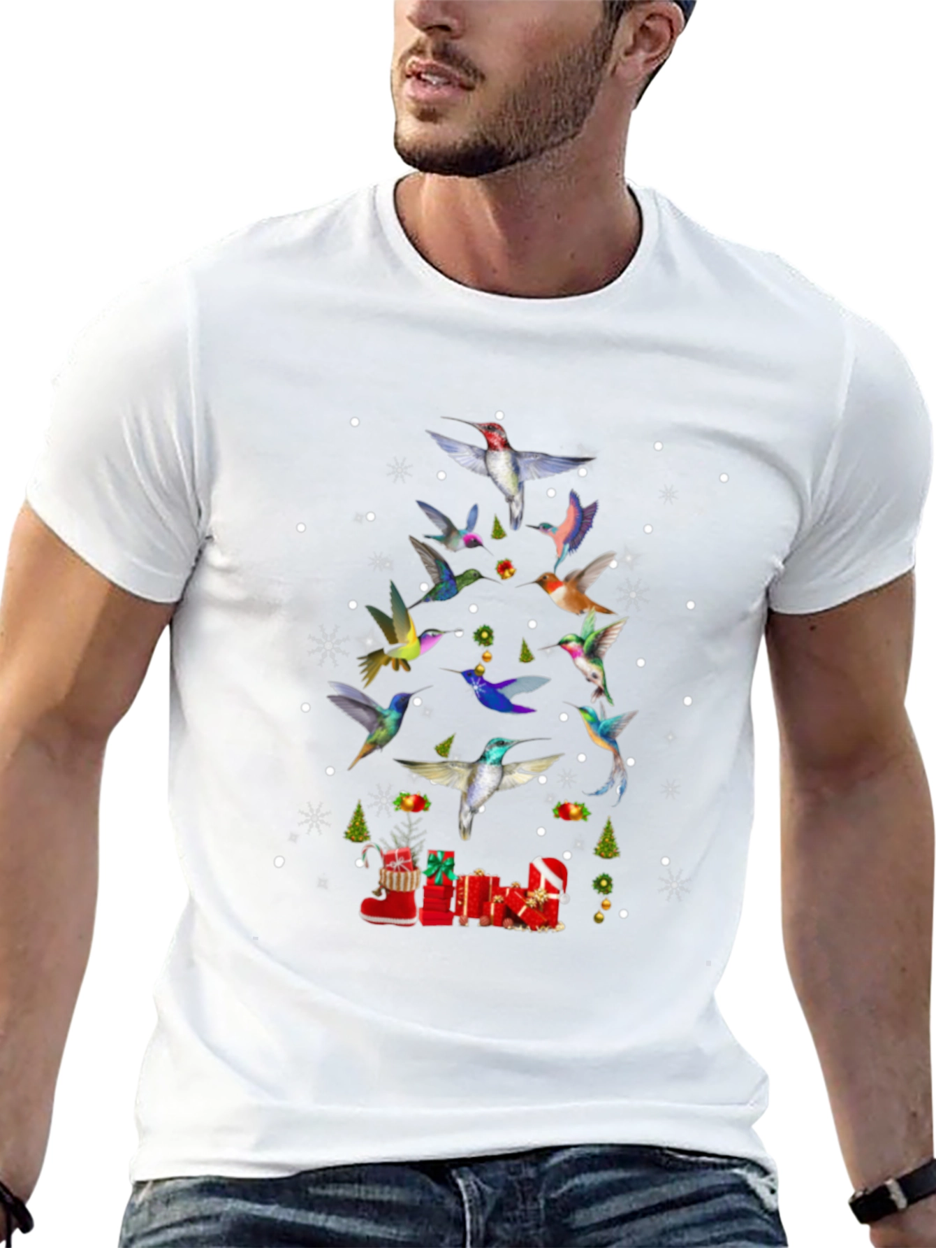 Hummingbird Christmas Tree T-Shirt