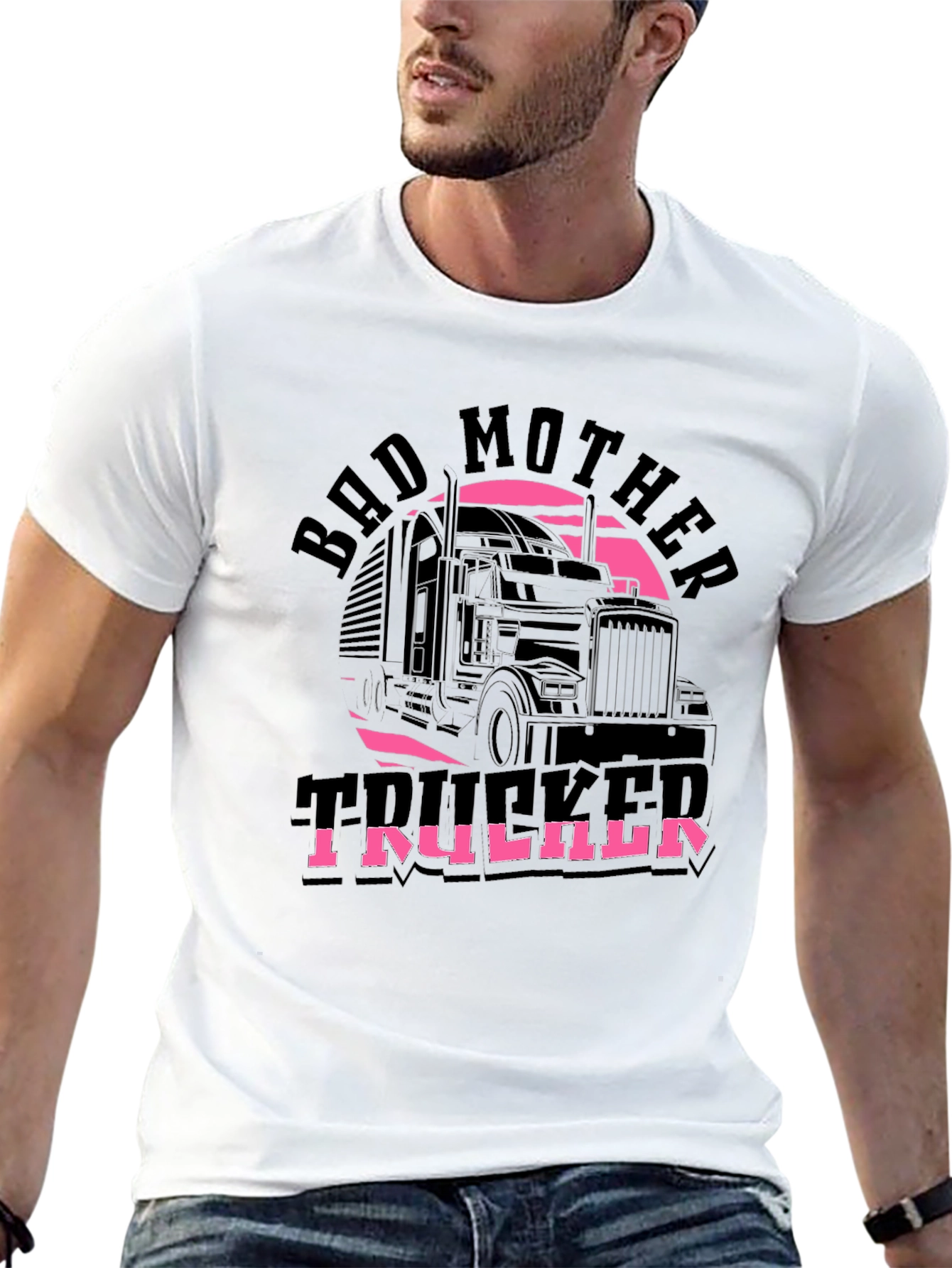 Bad Mother Trucker Graphic Tee