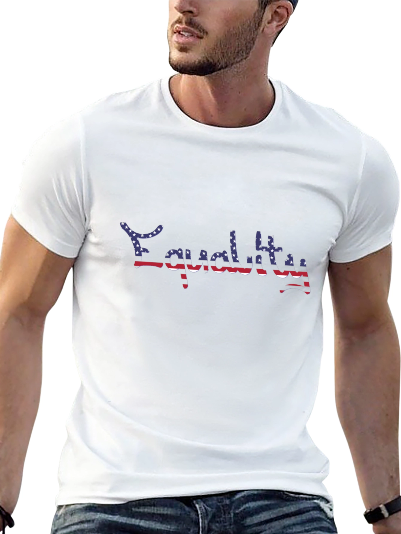Equality USA Flag Graphic Tee
