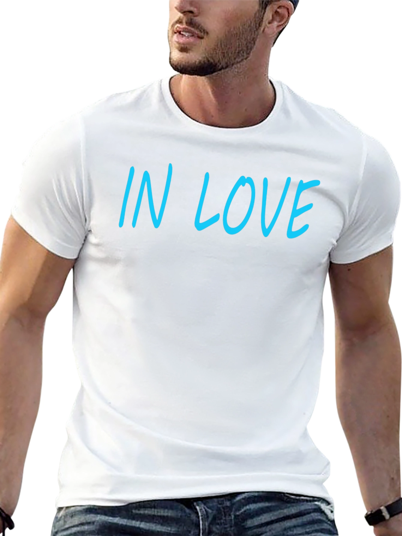 In Love Graphic Tee - Casual Black T-Shirt