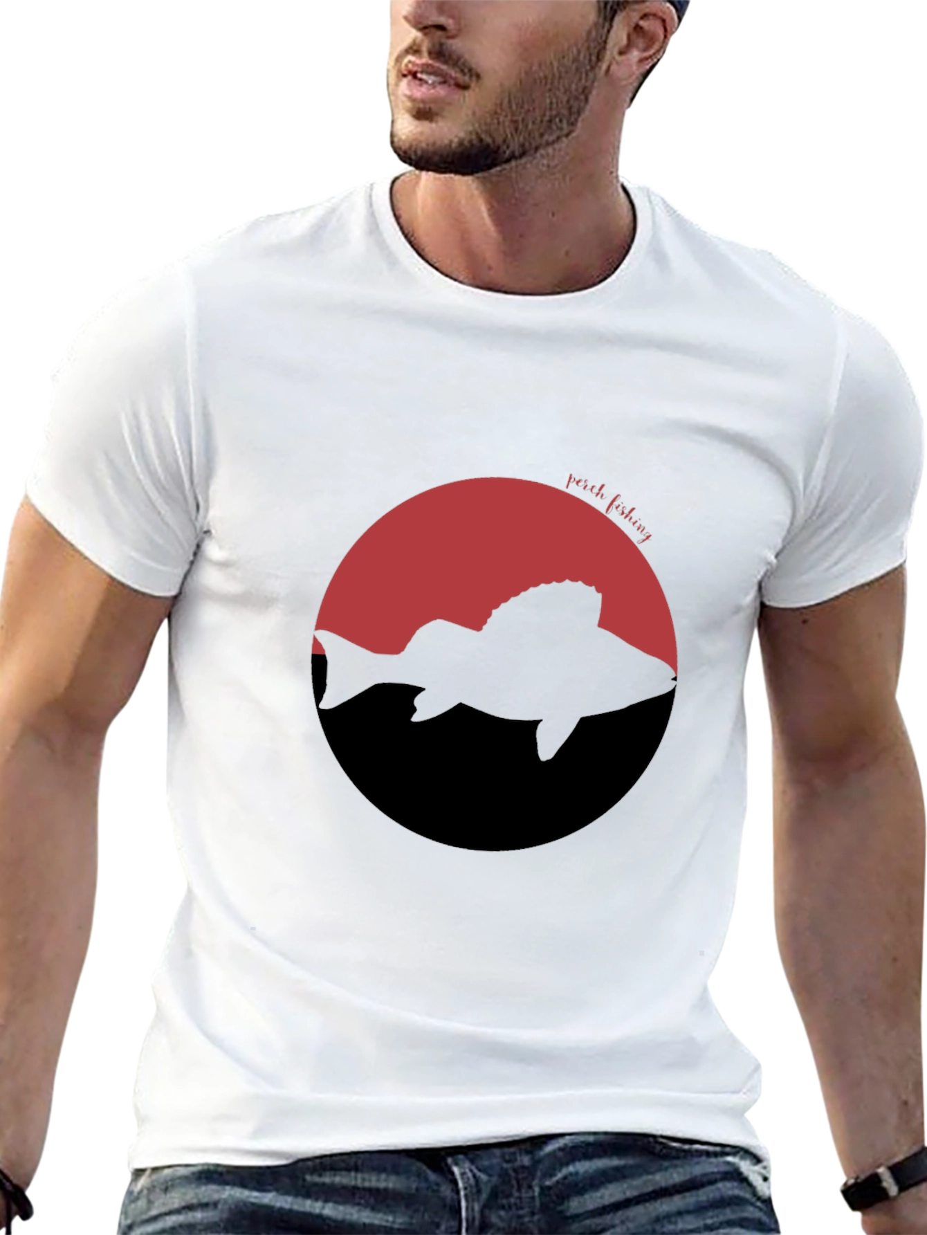 Perch Fishing Silhouette Tee - Anglers Apparel