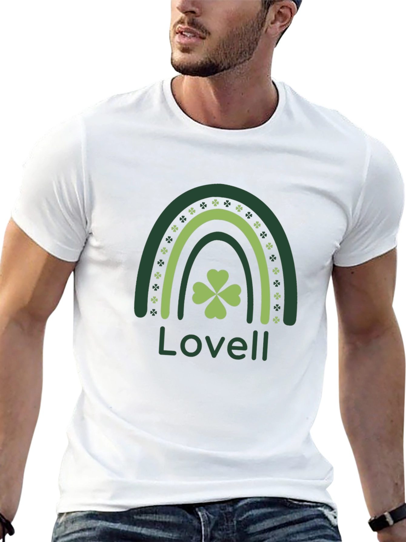St. Patricks Day Clover Rainbow T-Shirt