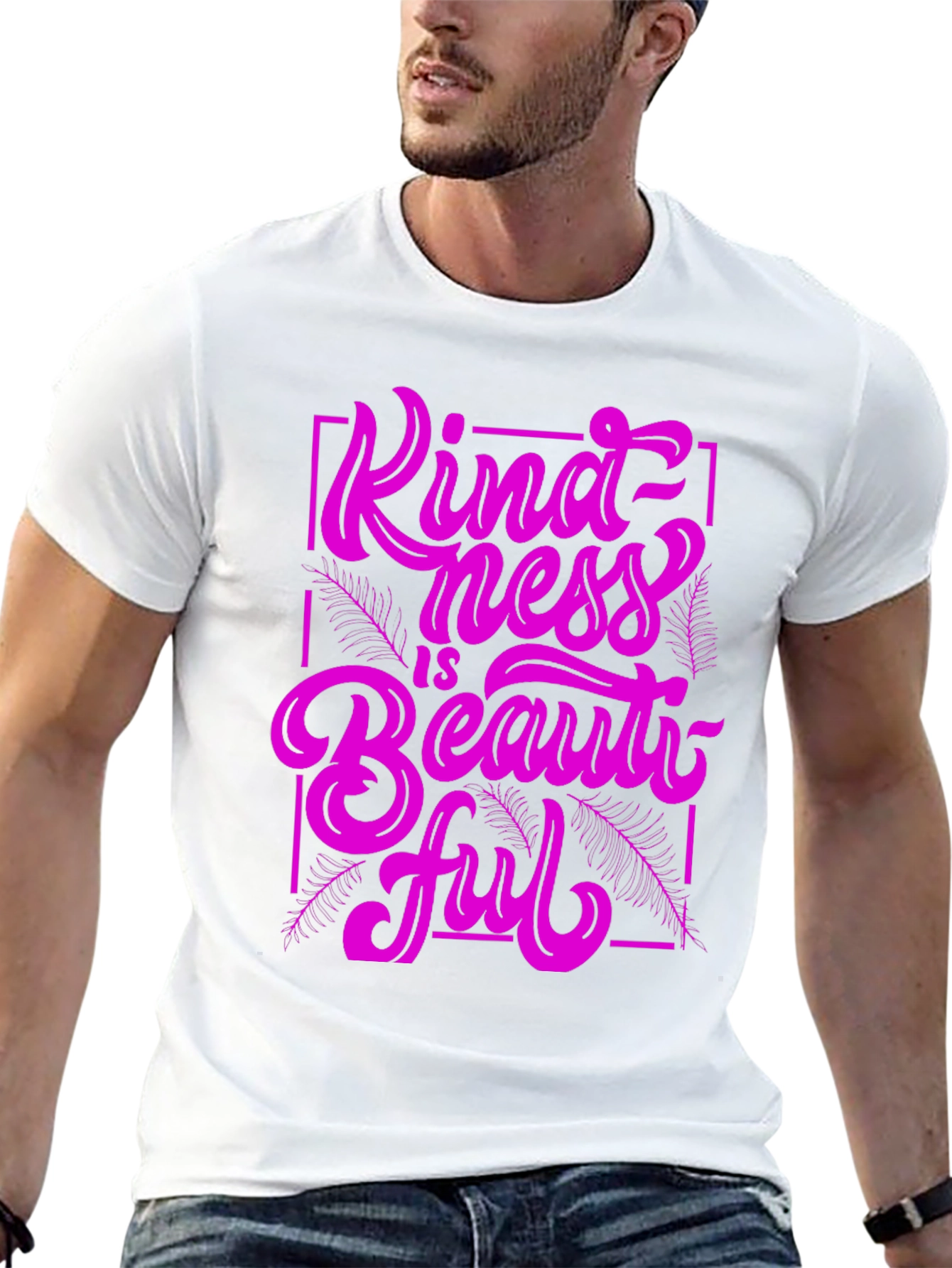 Kindness is Beautiful Graphic Tee - Black