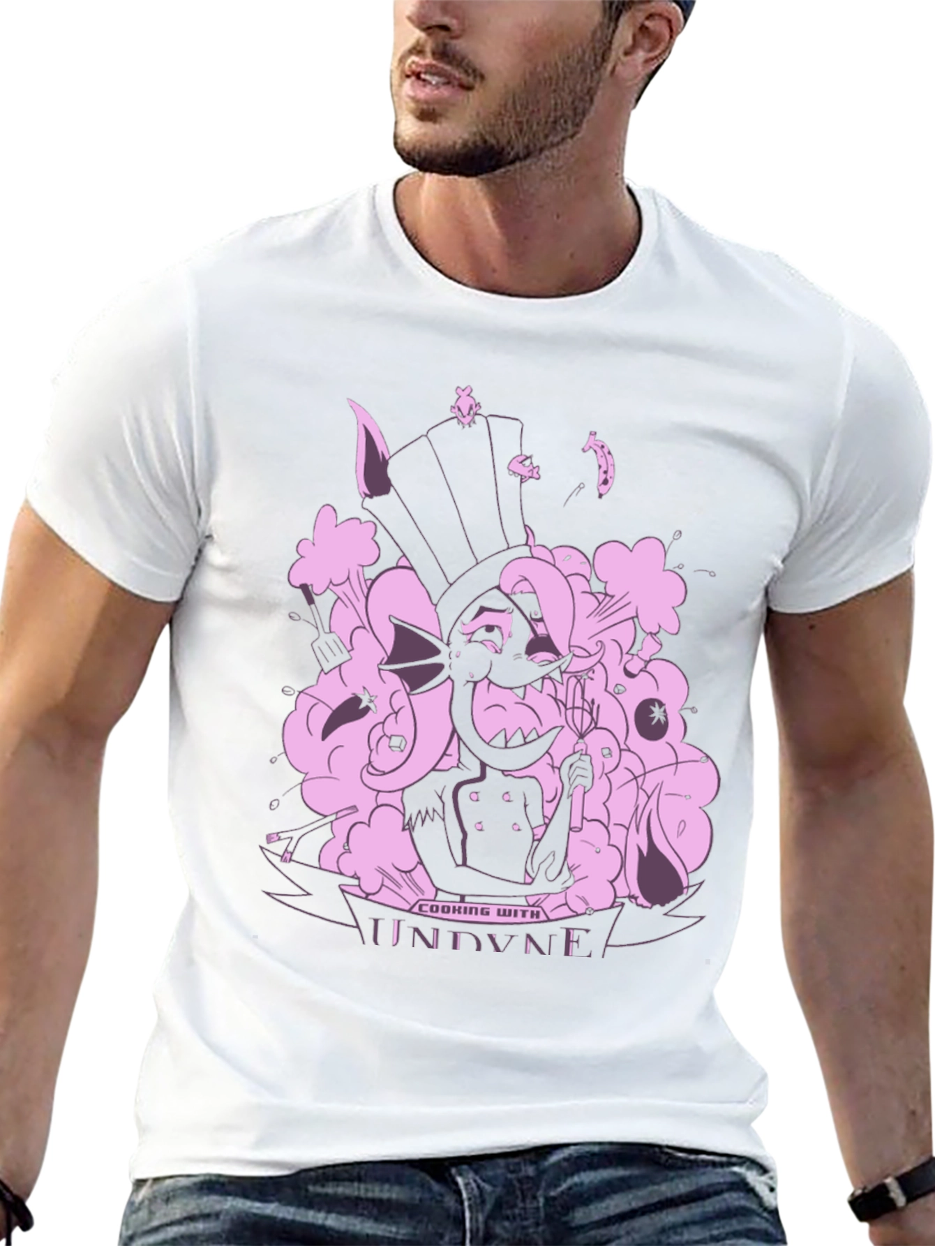 Undertale Undyne Cooking T-Shirt