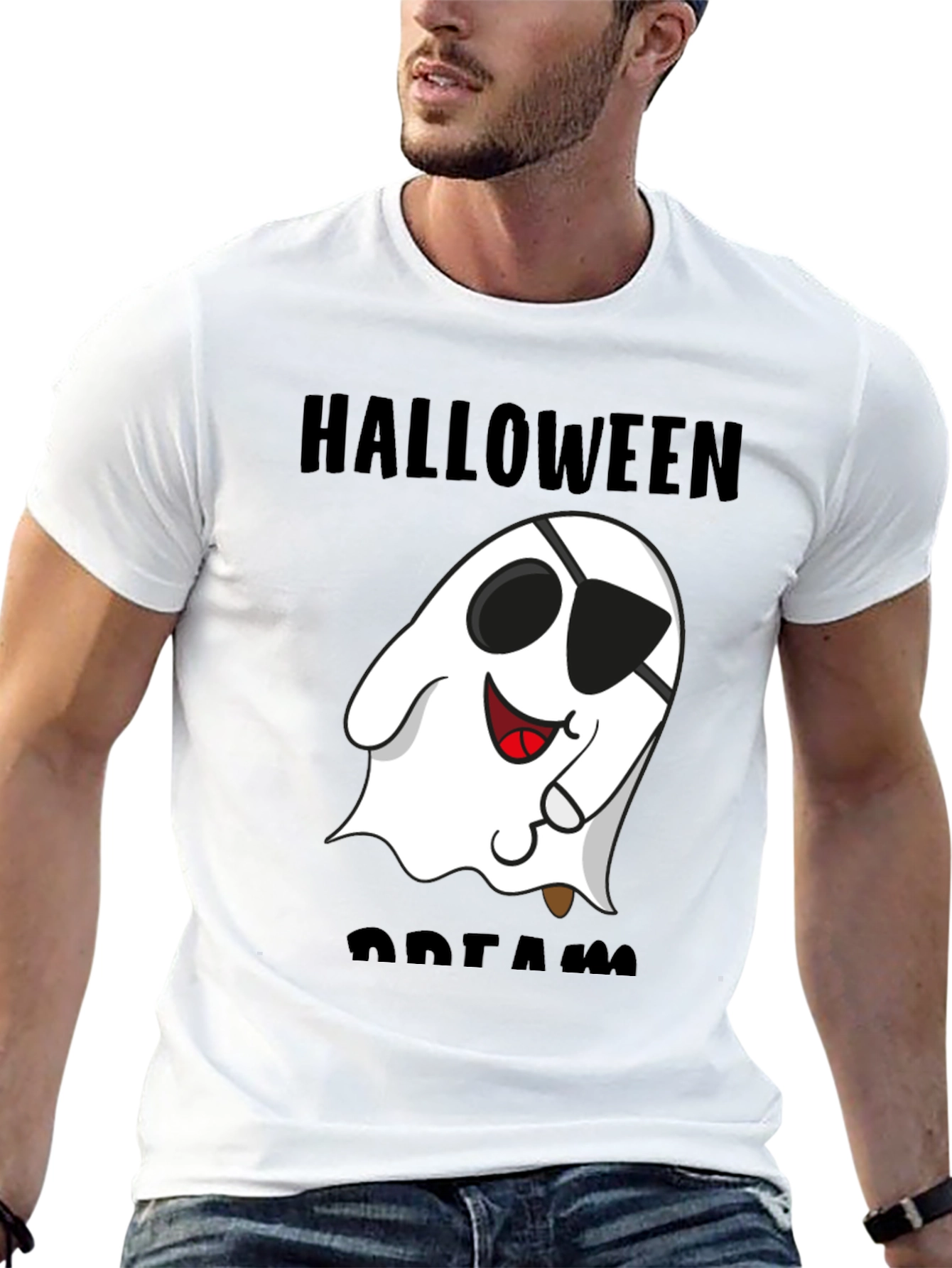 Halloween Ghost Pirate T-Shirt