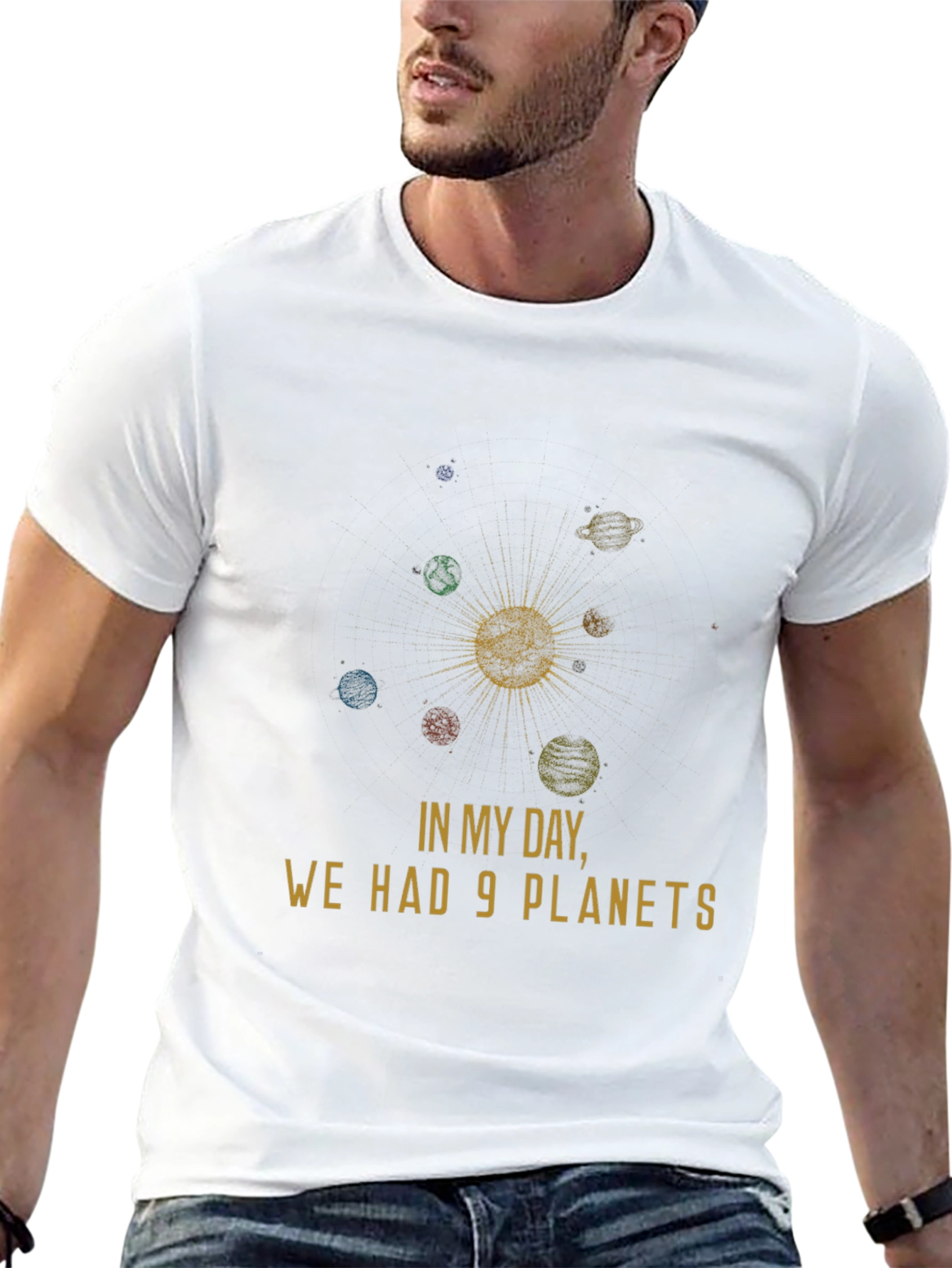Retro Planet Graphic Tee - 90s Kids Humor