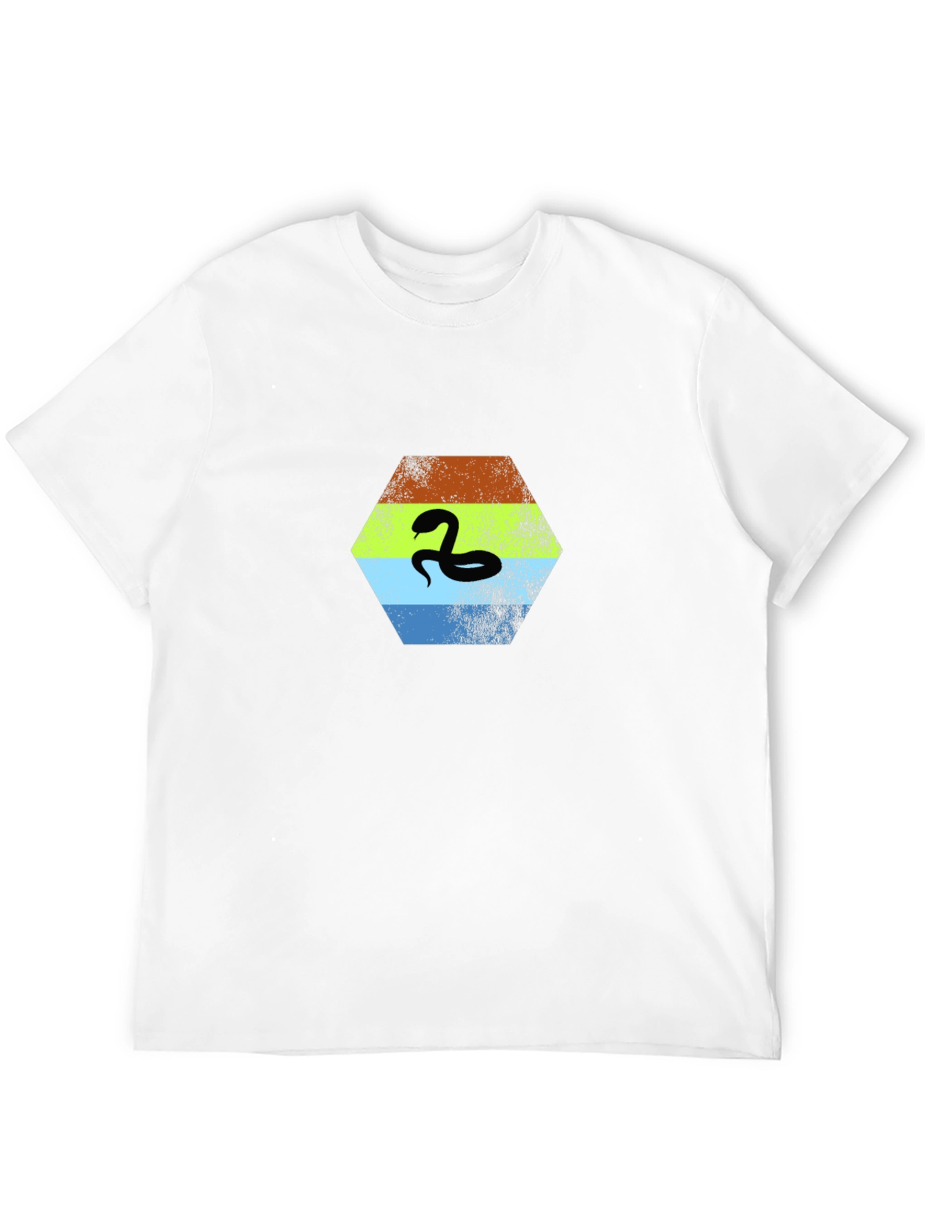 Hexagon Snake T-Shirt - Cool Graphic Tee
