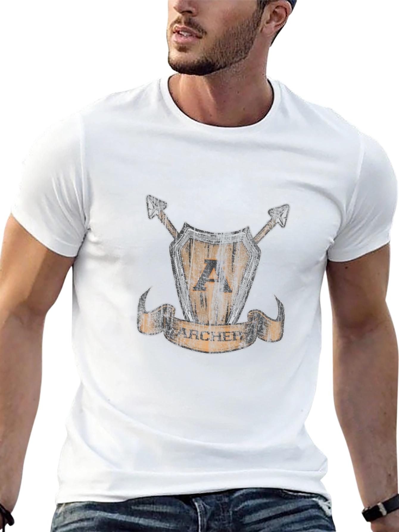 Archer Graphic Tee - Medieval Design