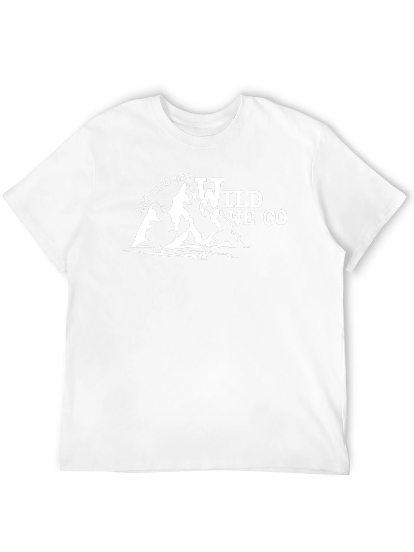 Wild We Go Graphic Tee - Black Cotton Blend