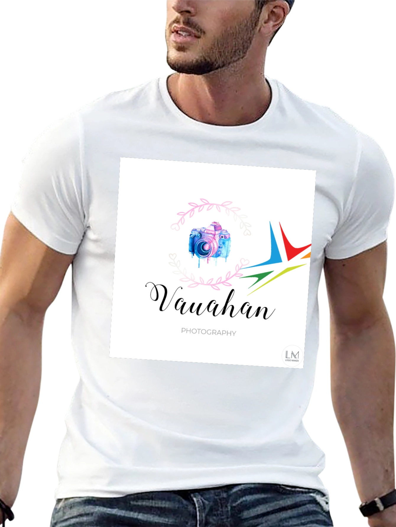 Black Graphic Tee - Vauahan Photography