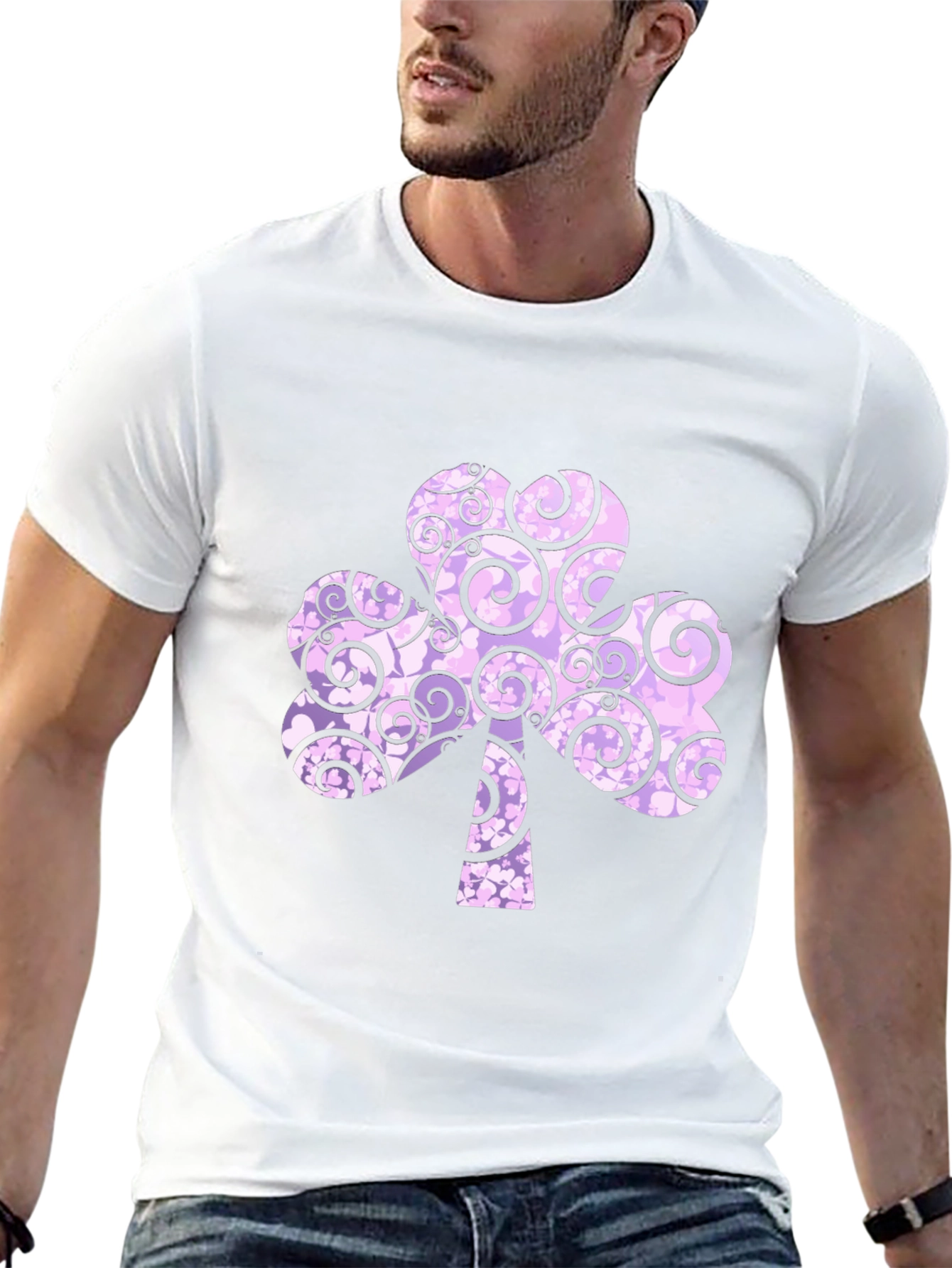 Shamrock Swirls T-Shirt - St. Patricks Day Style