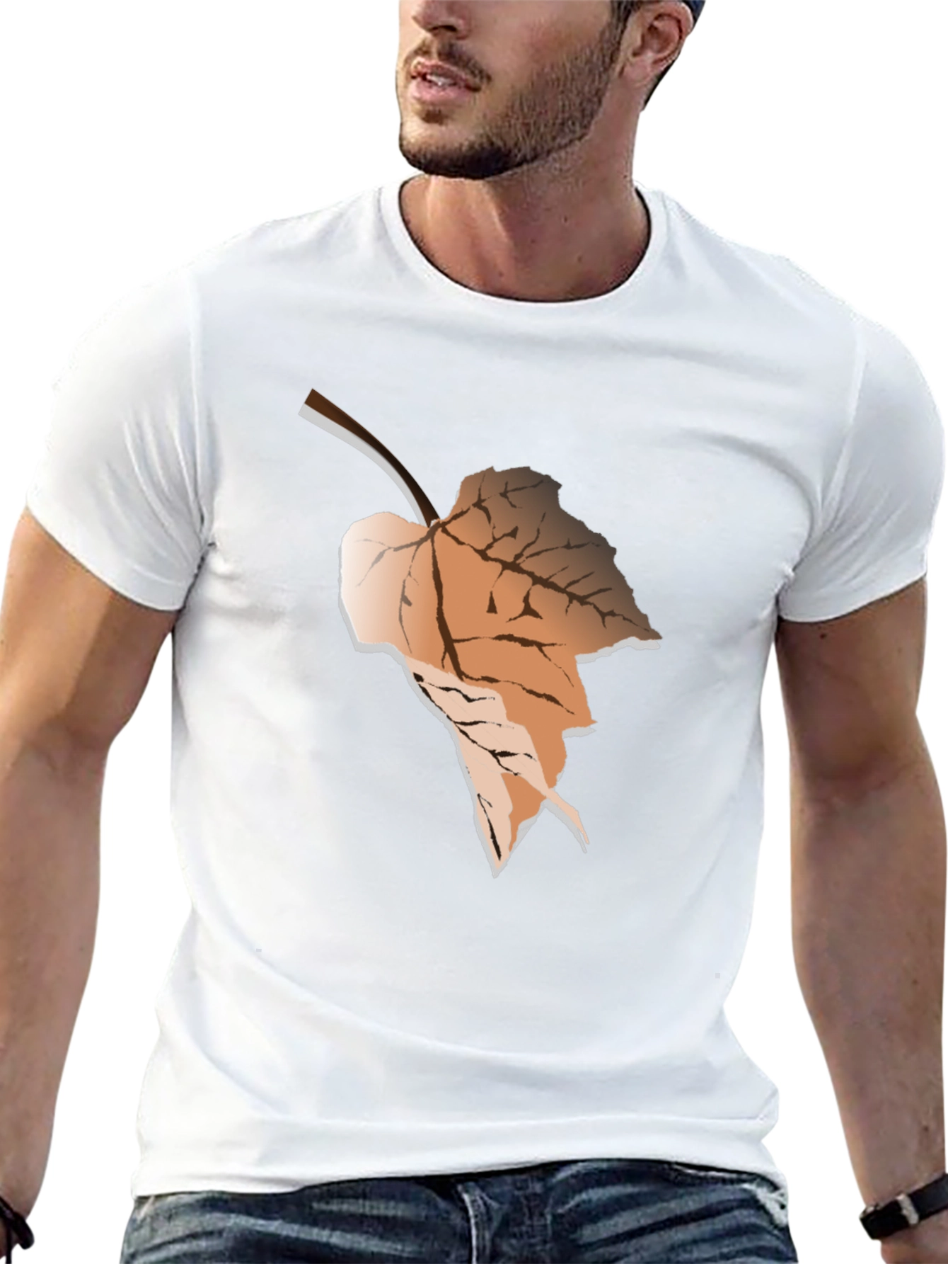 Autumn Leaf Graphic T-Shirt - Stylish and Comfortable