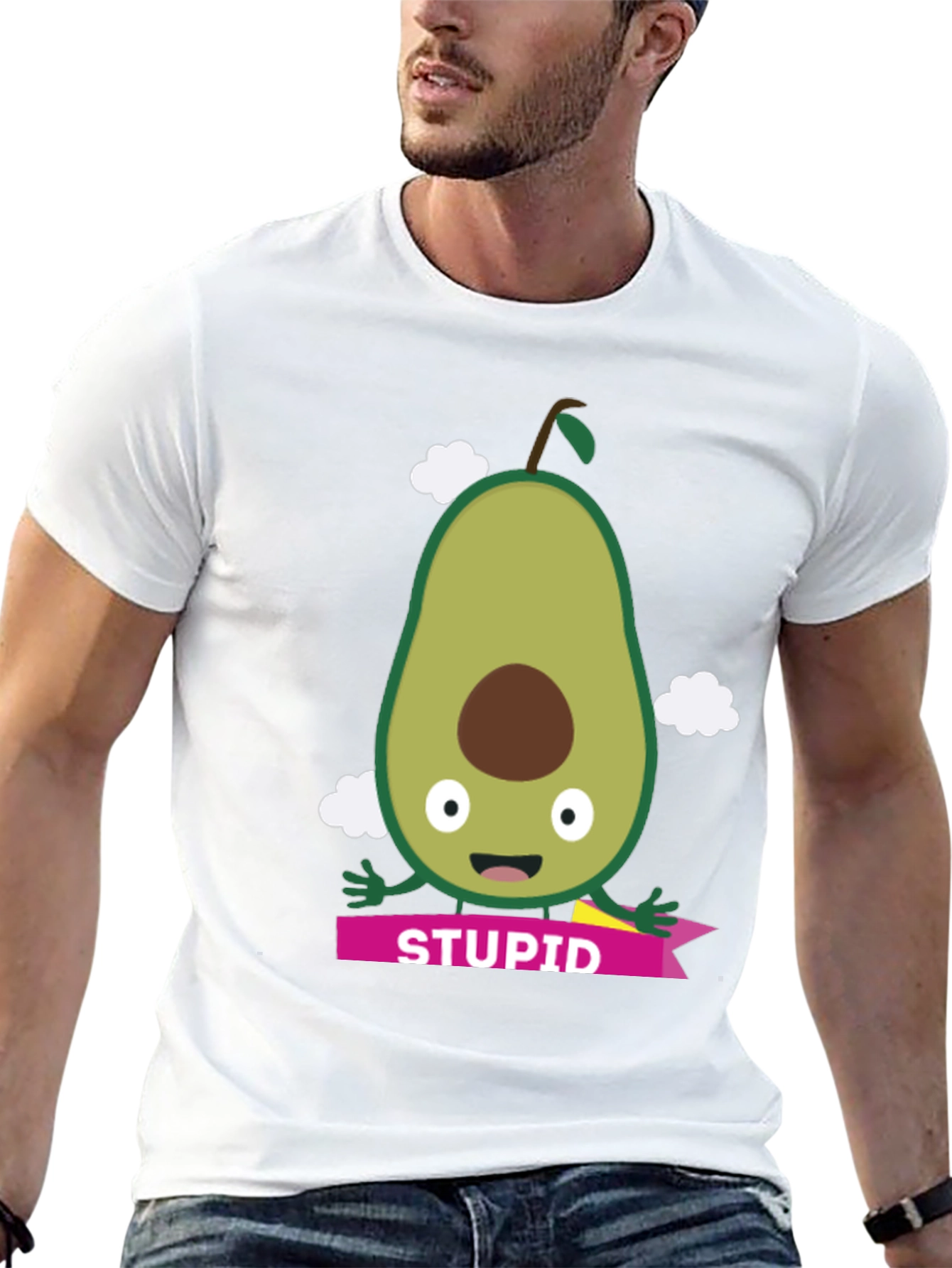 Funny Avocado Stupid Pun Graphic Tee