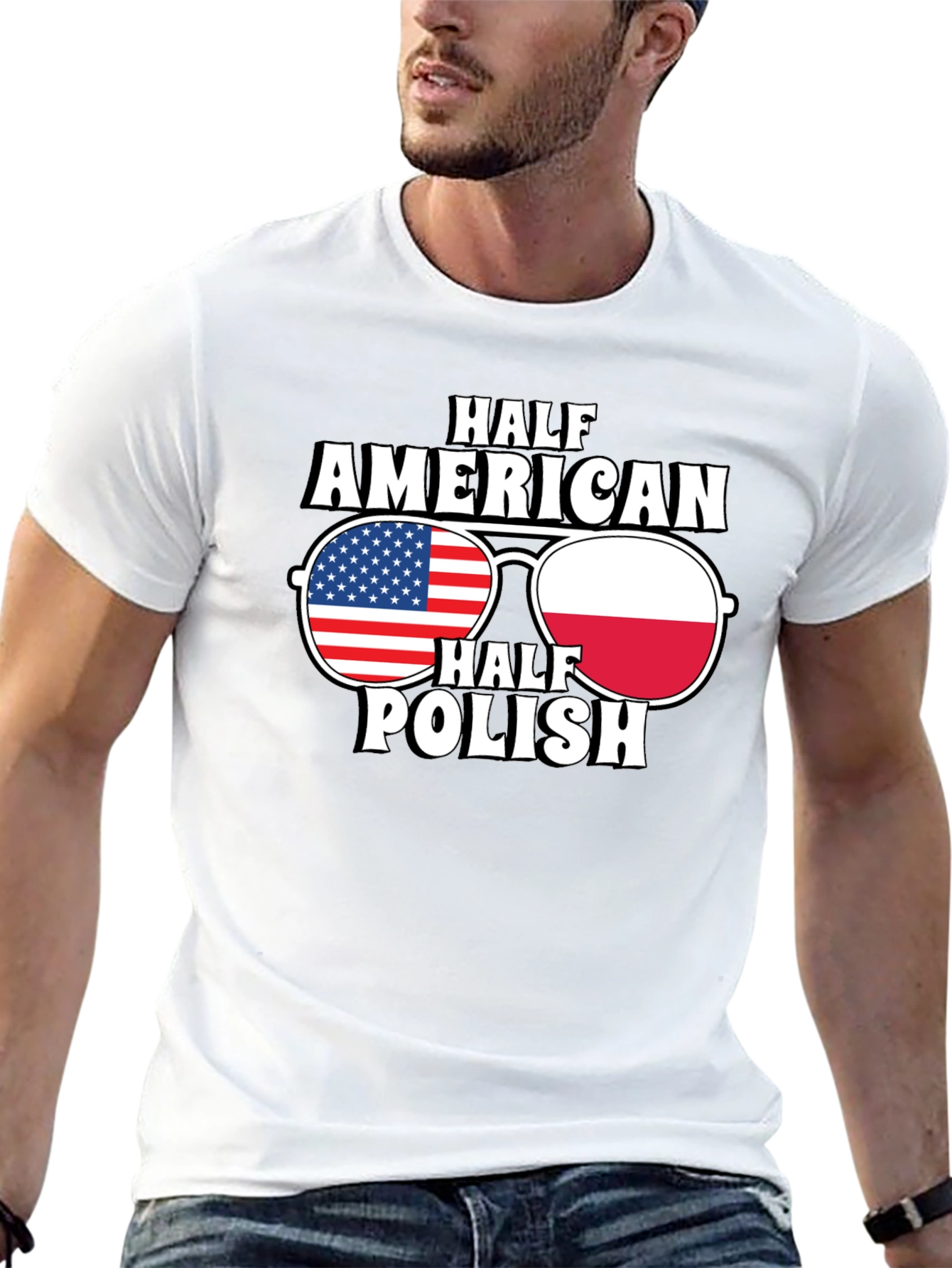 Half American Half Polish T-Shirt