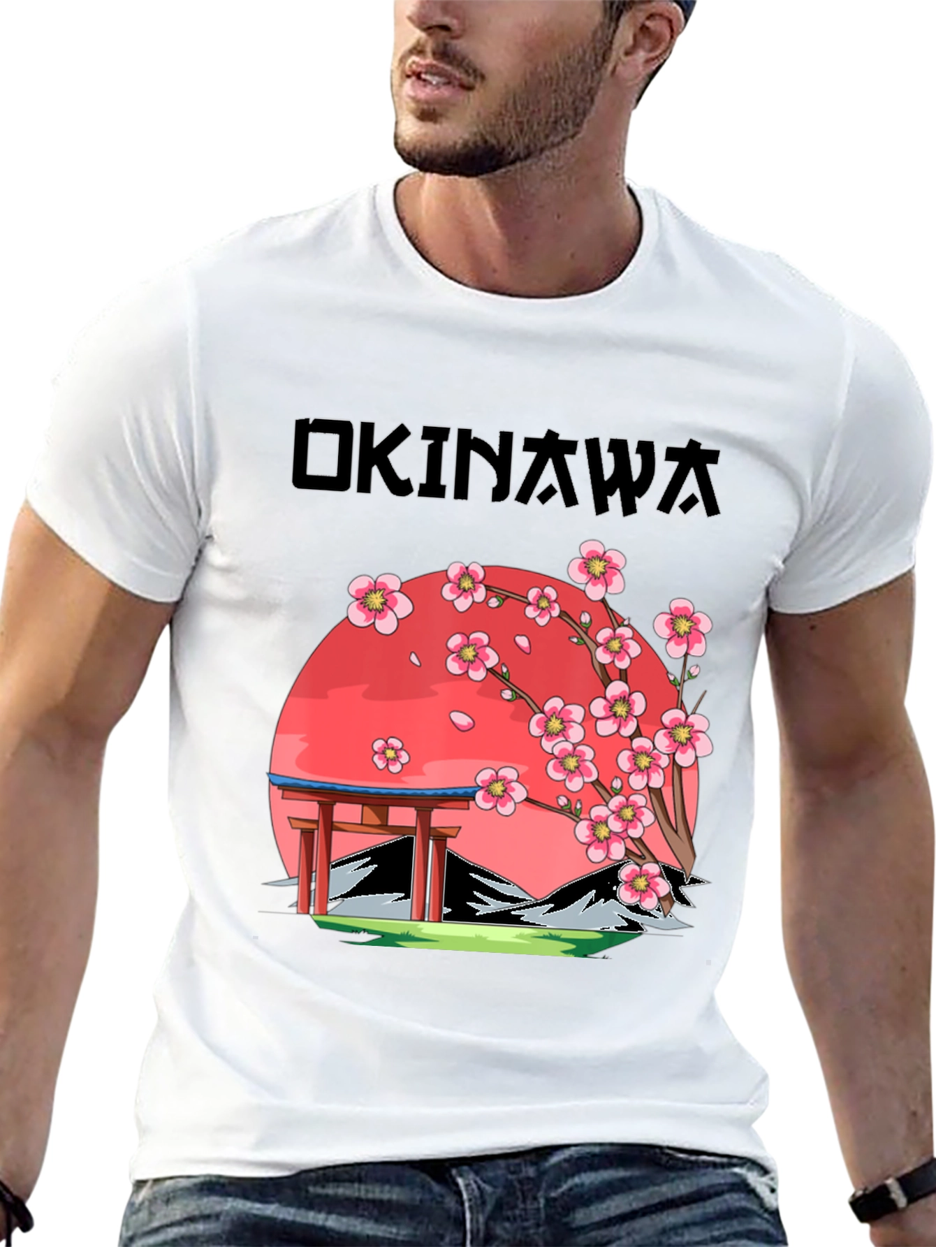 Okinawa Japan Cherry Blossom T-Shirt