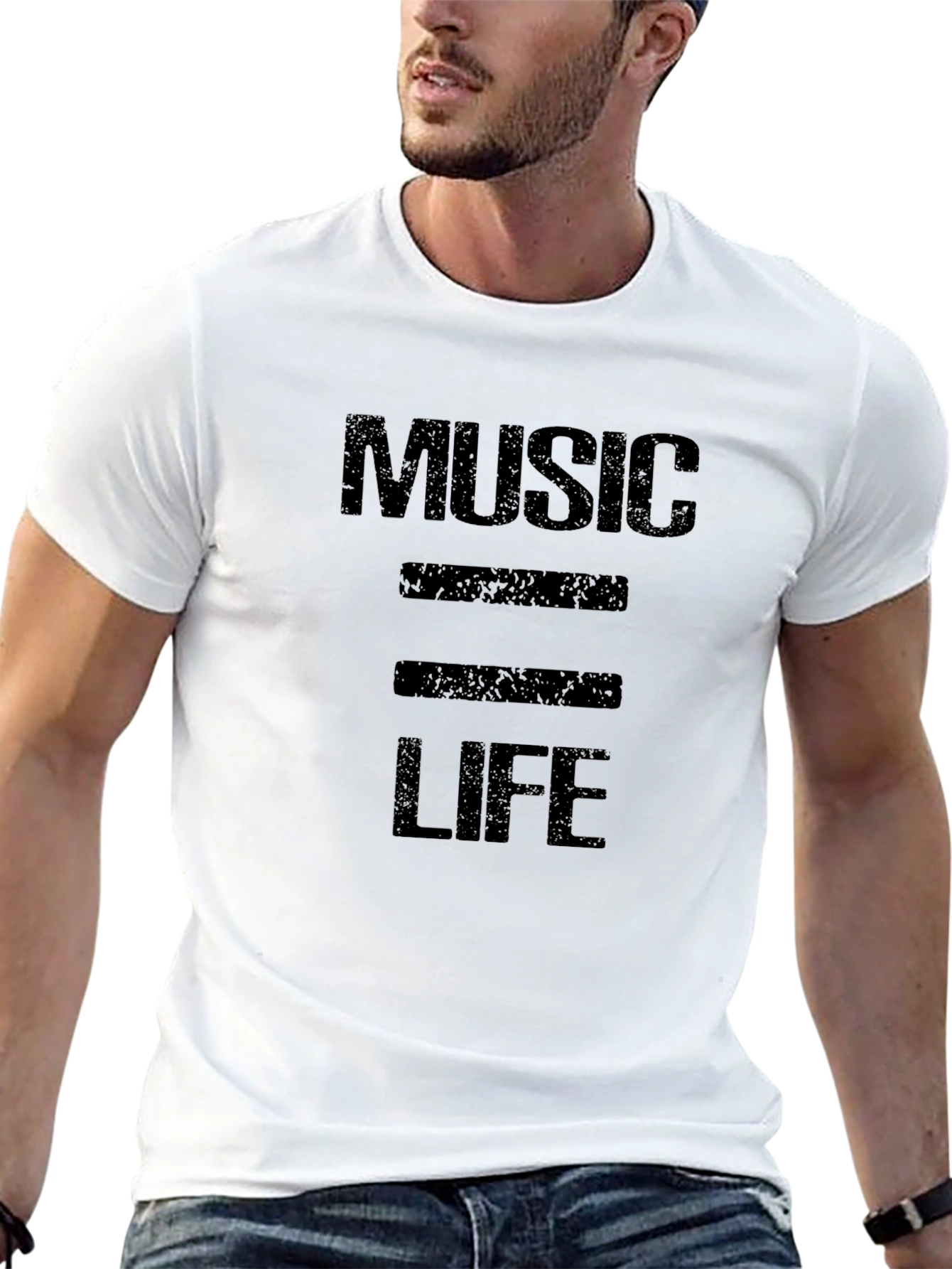 Music = Life Graphic T-Shirt