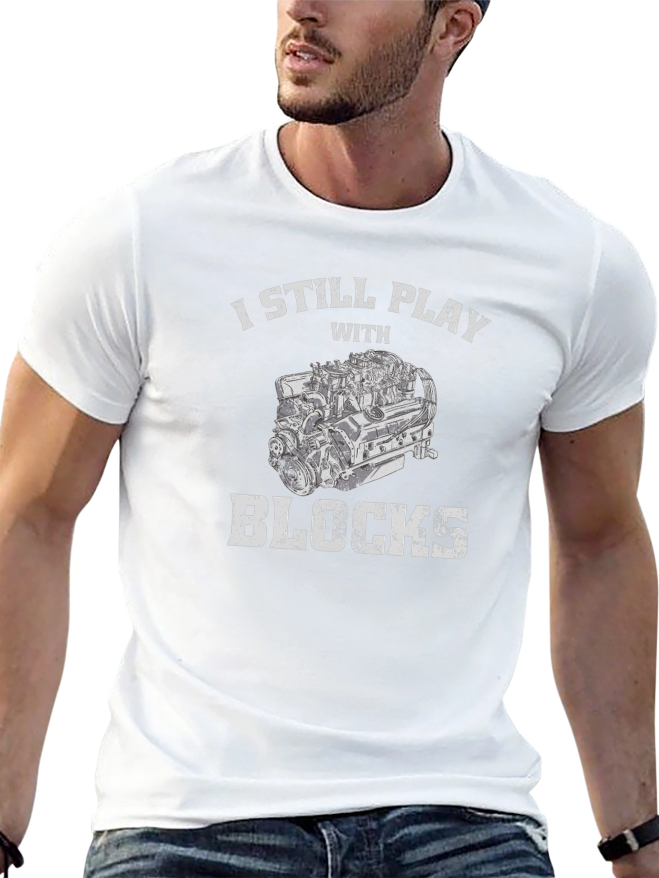 I Still Play With Blocks Graphic Tee