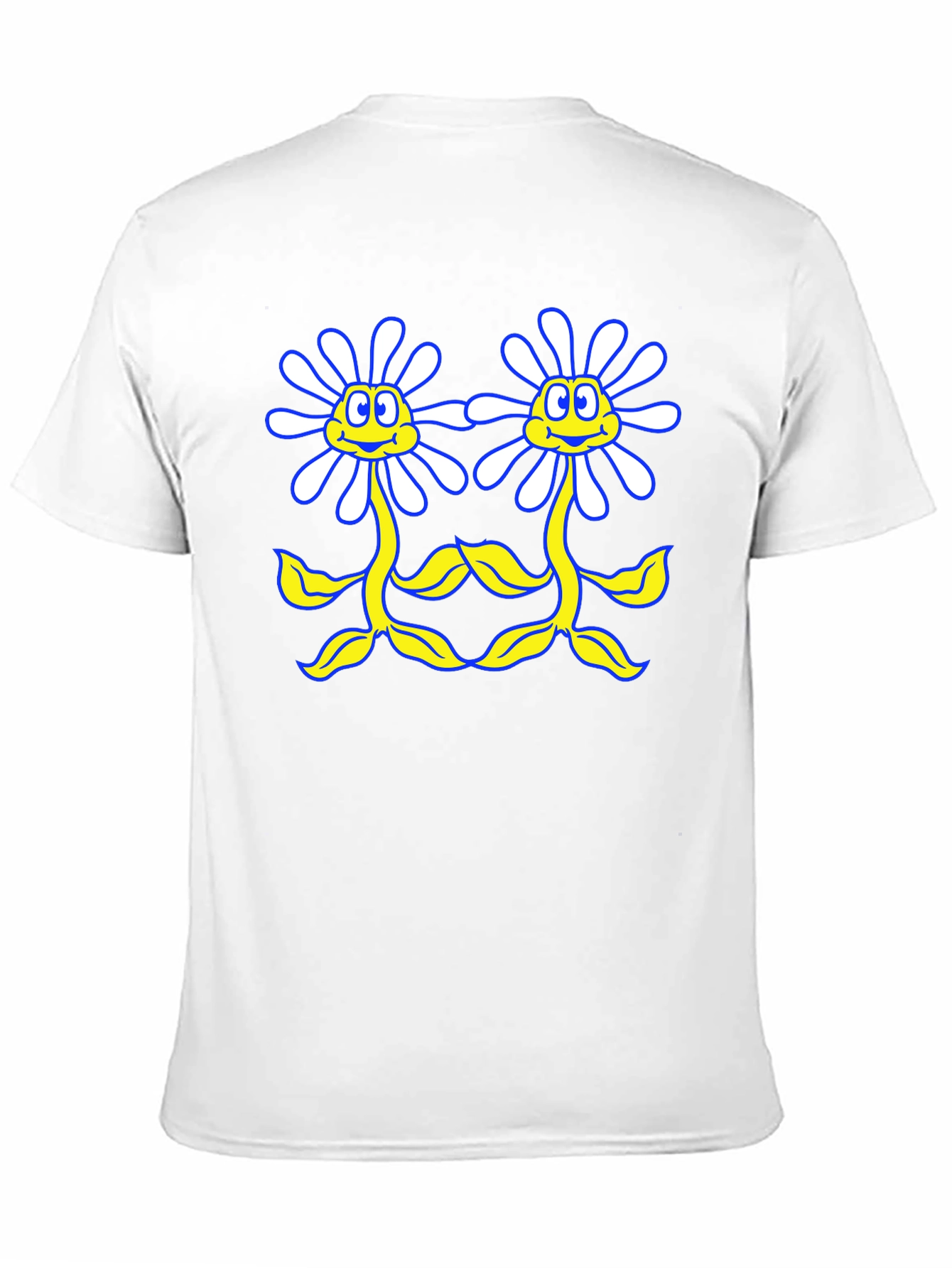 Funny Flower Power Graphic T-Shirt