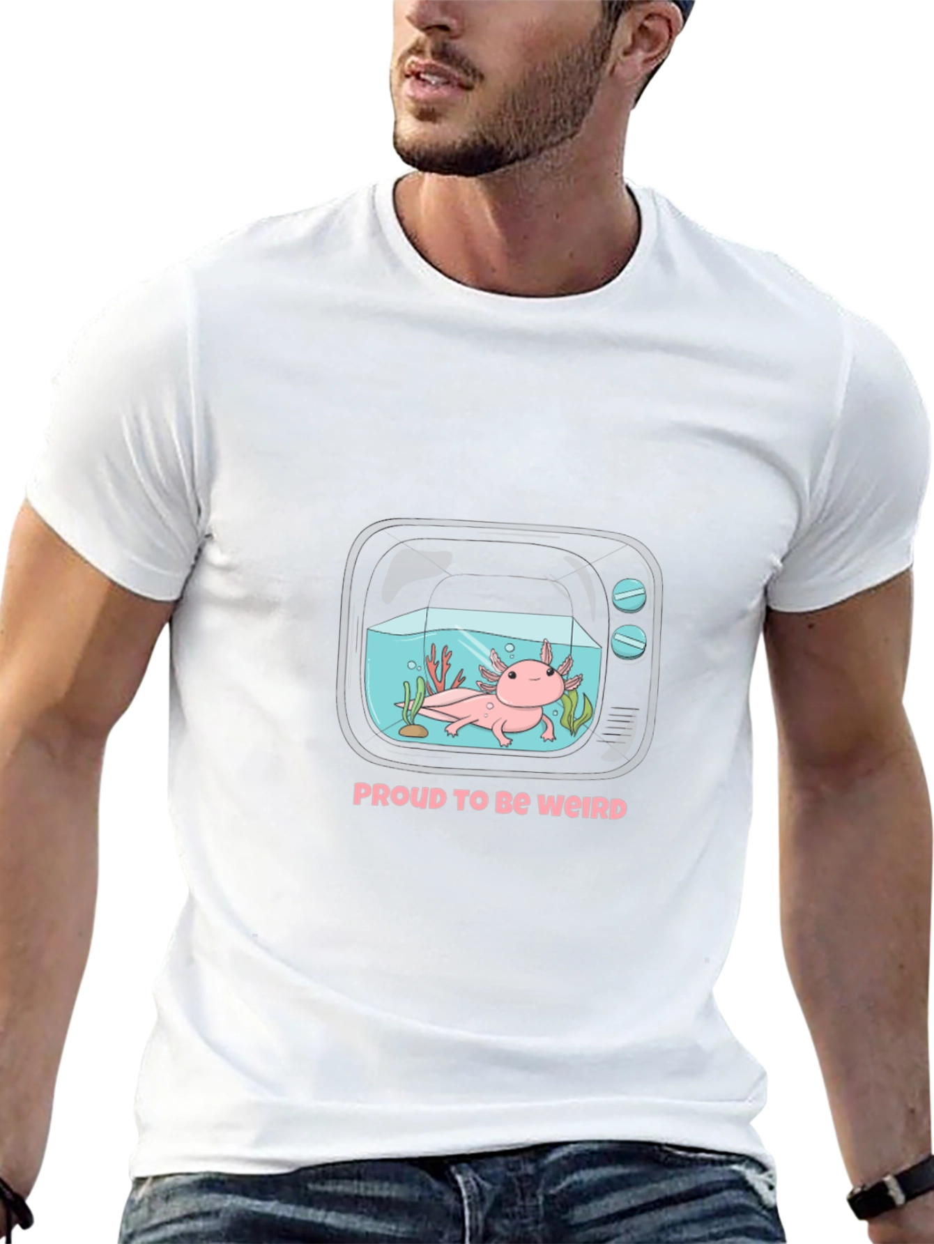 Proud to be Weird Axolotl Tee