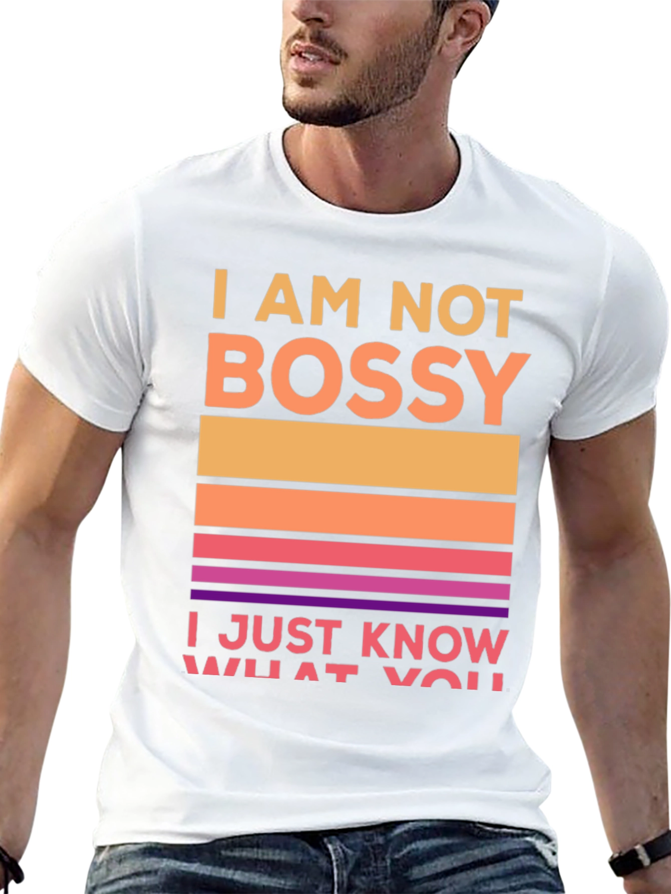 I Am Not Bossy Graphic Tee
