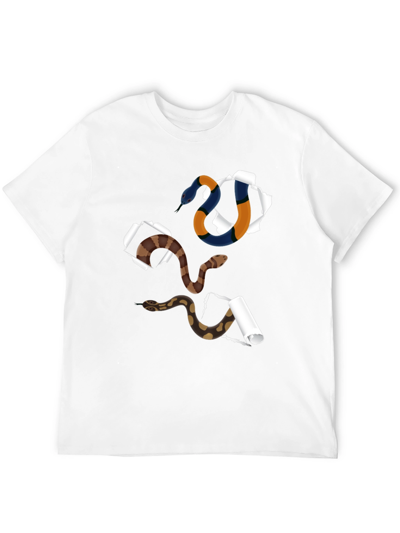 Snake Graphic Tee - Unique Reptile Design