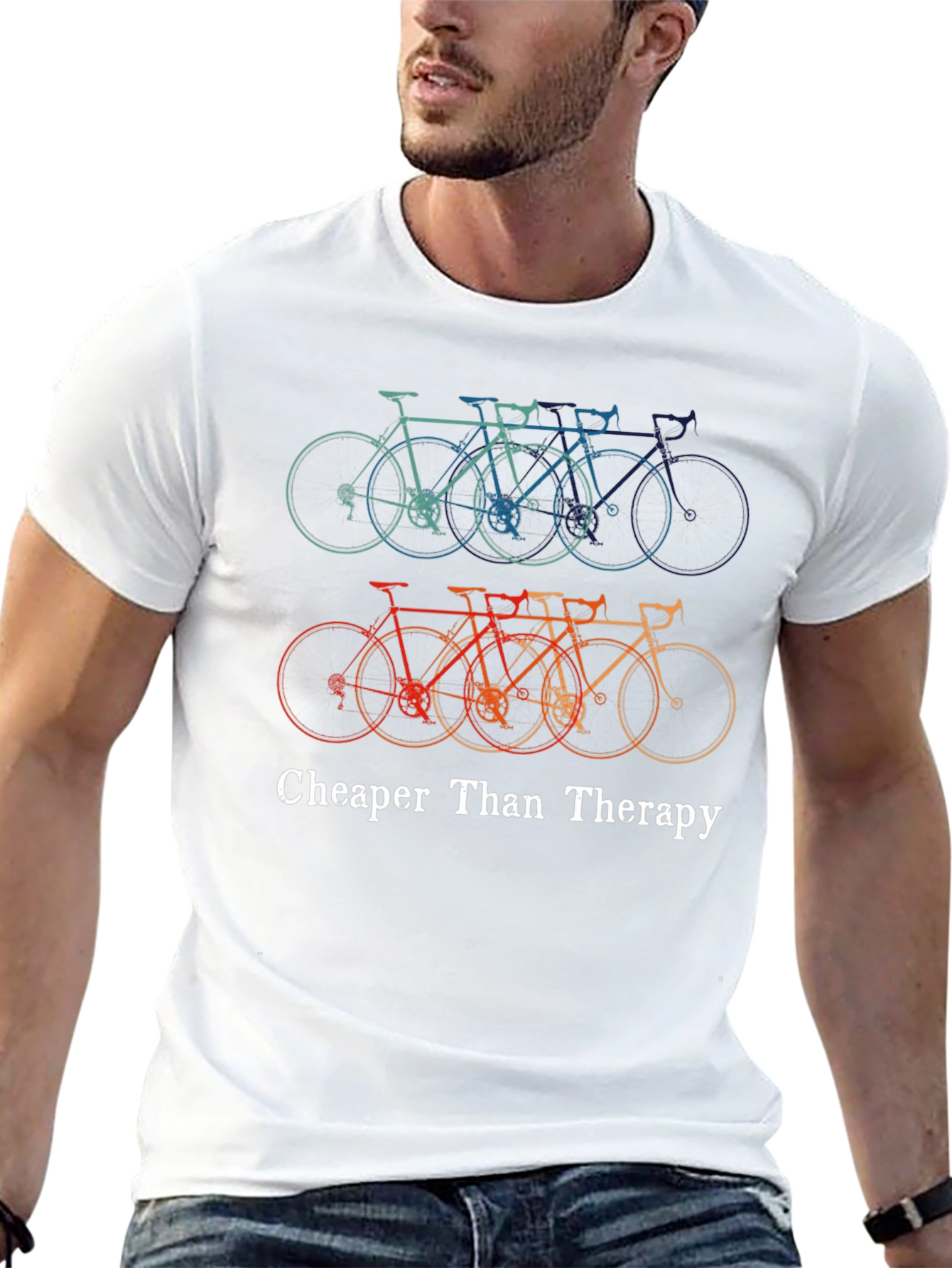 Cheaper Than Therapy Cycling T-Shirt