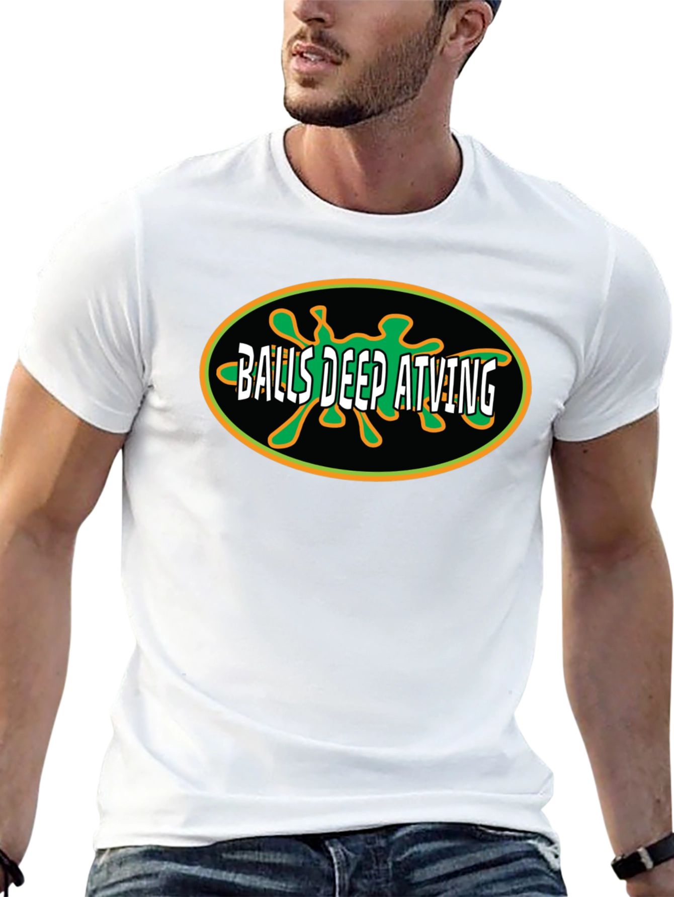 Balls Deep ATving Black T-Shirt