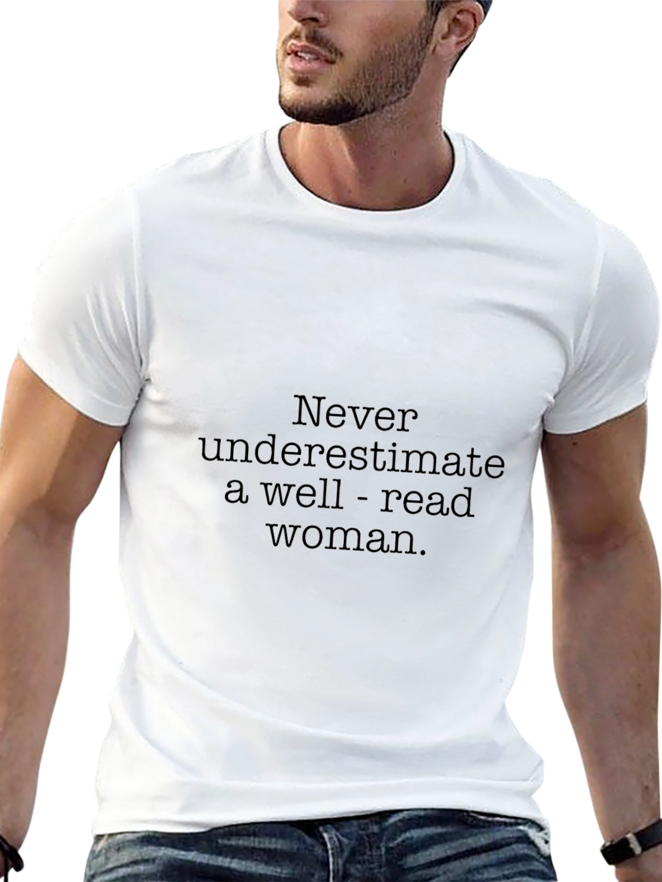 Well-Read Woman Black T-Shirt