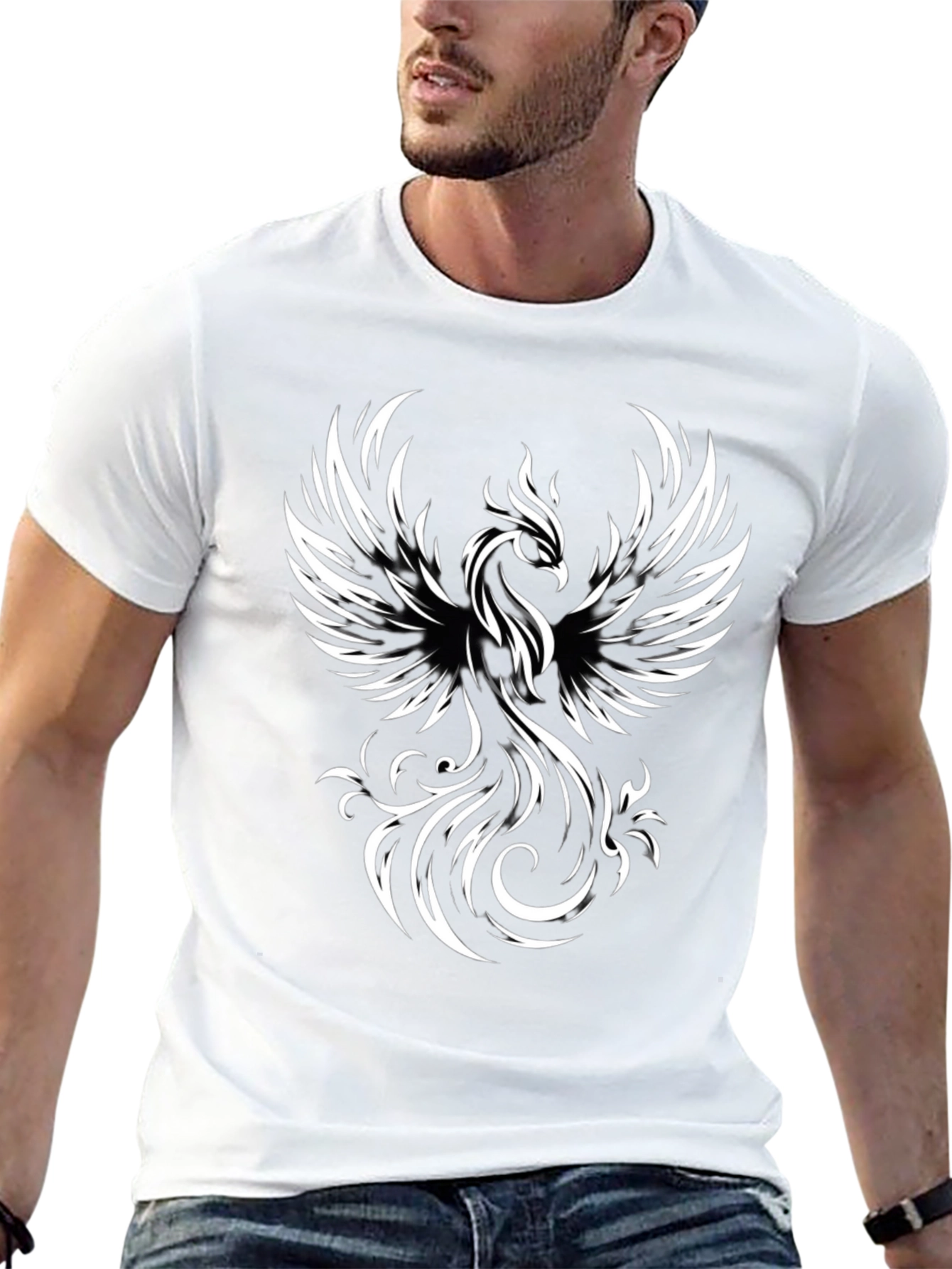 Phoenix Graphic Black T-Shirt