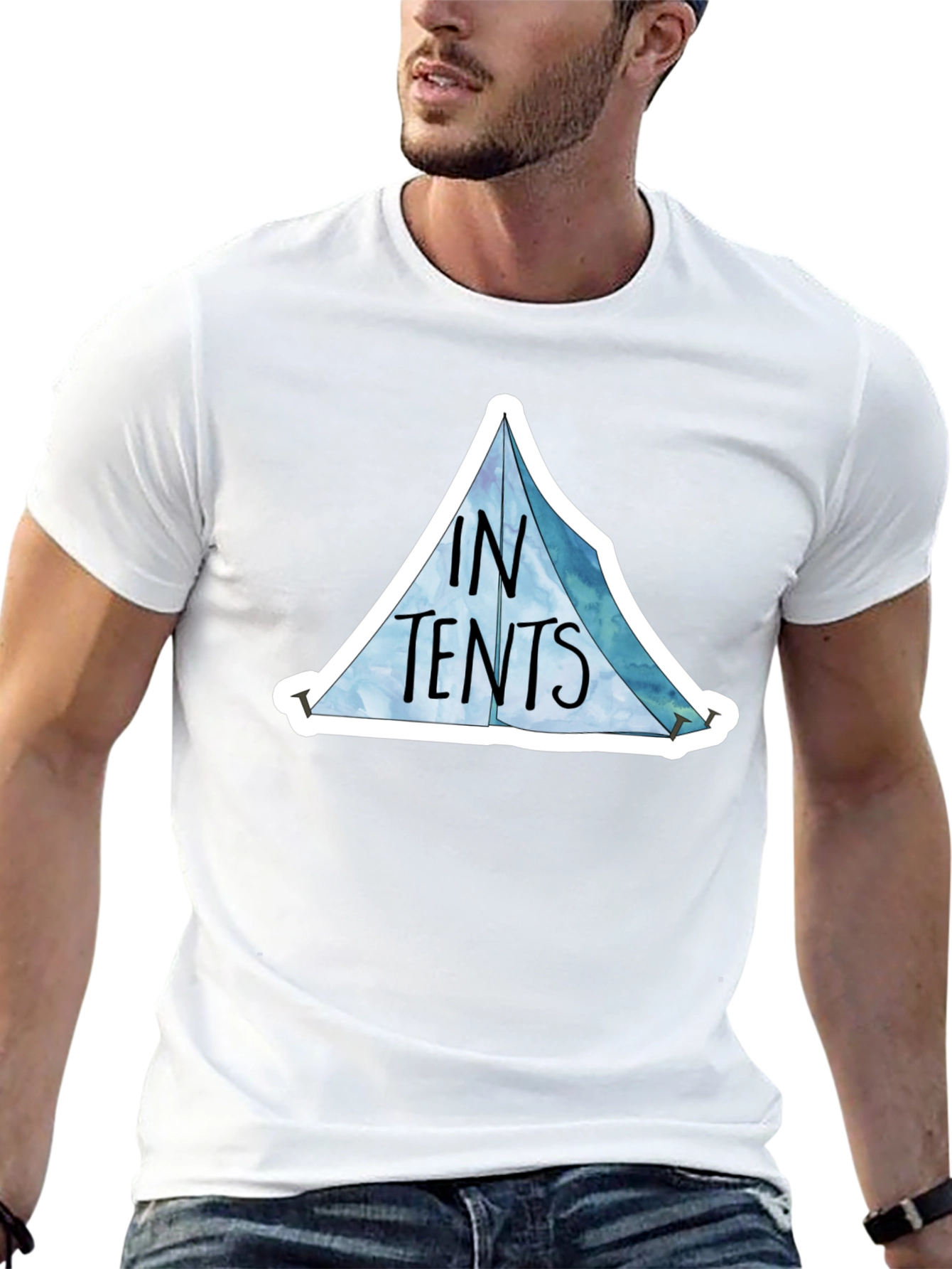 In Tents Graphic Tee - Camping Adventure Shirt