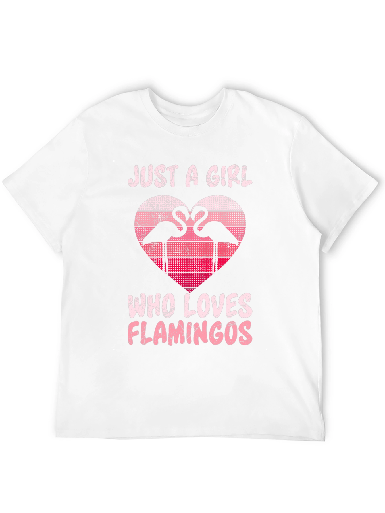 Just a Girl Who Loves Flamingos Graphic Tee
