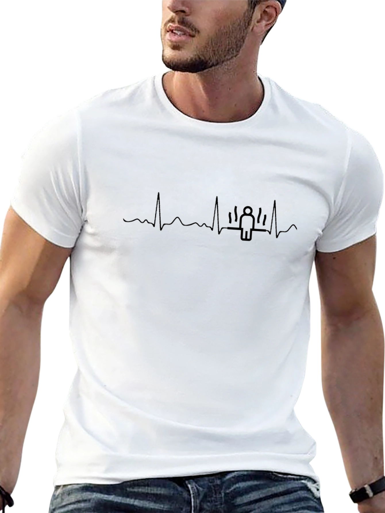 Audio Engineer Heartbeat T-Shirt - Music Lover Tee