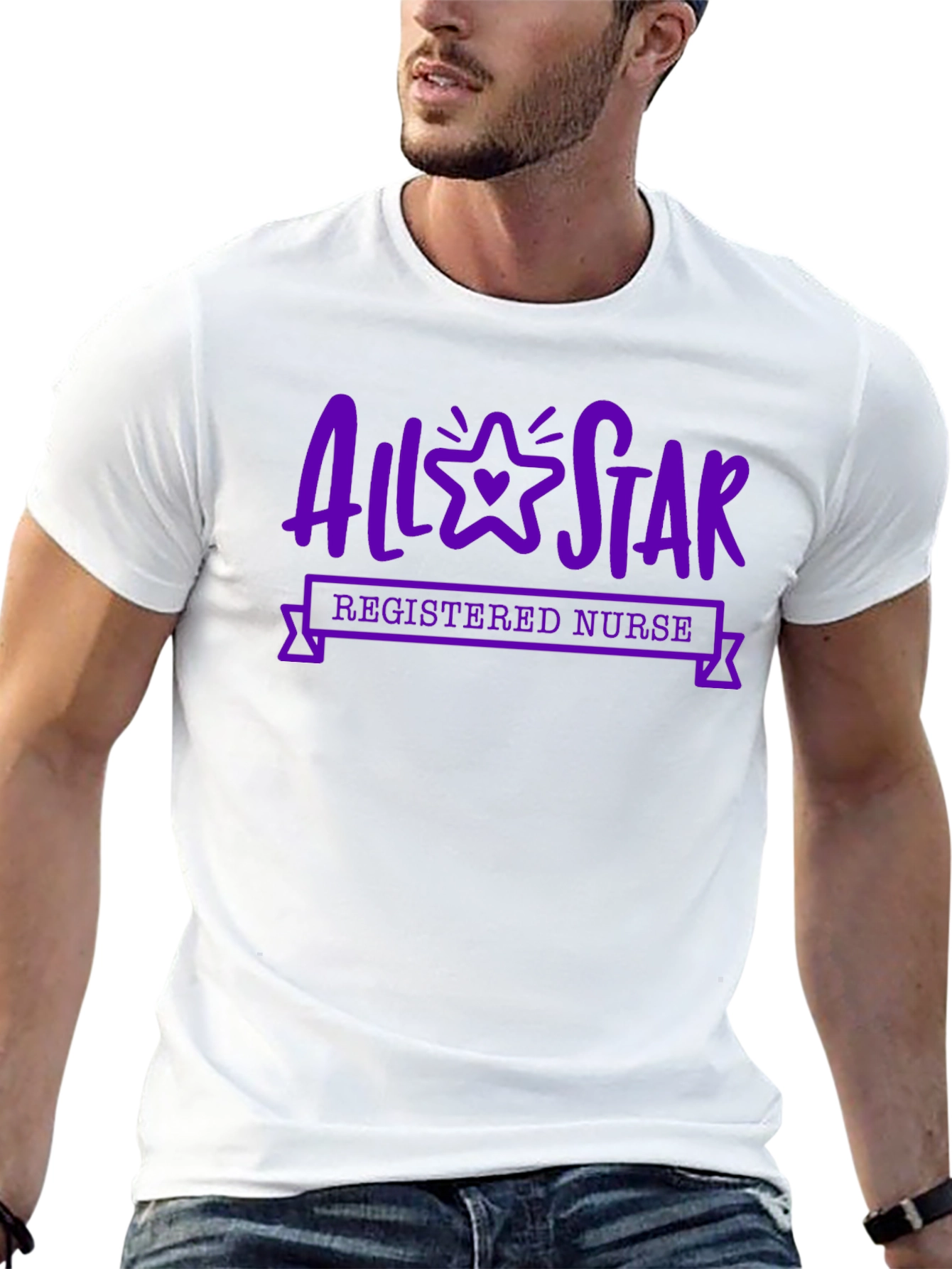 All-Star Registered Nurse T-Shirt - Black