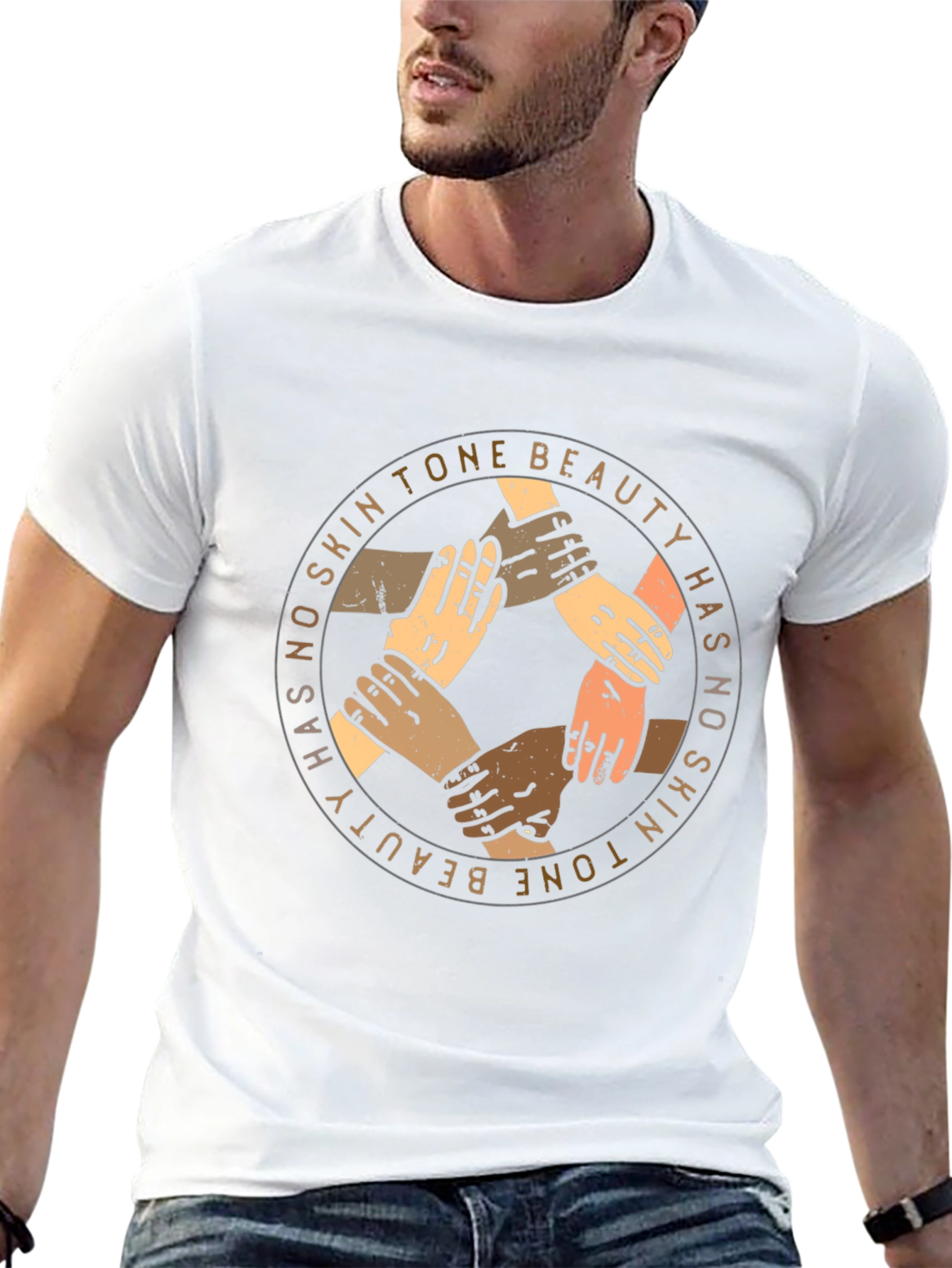 Beauty Has No Skin Tone Graphic Tee