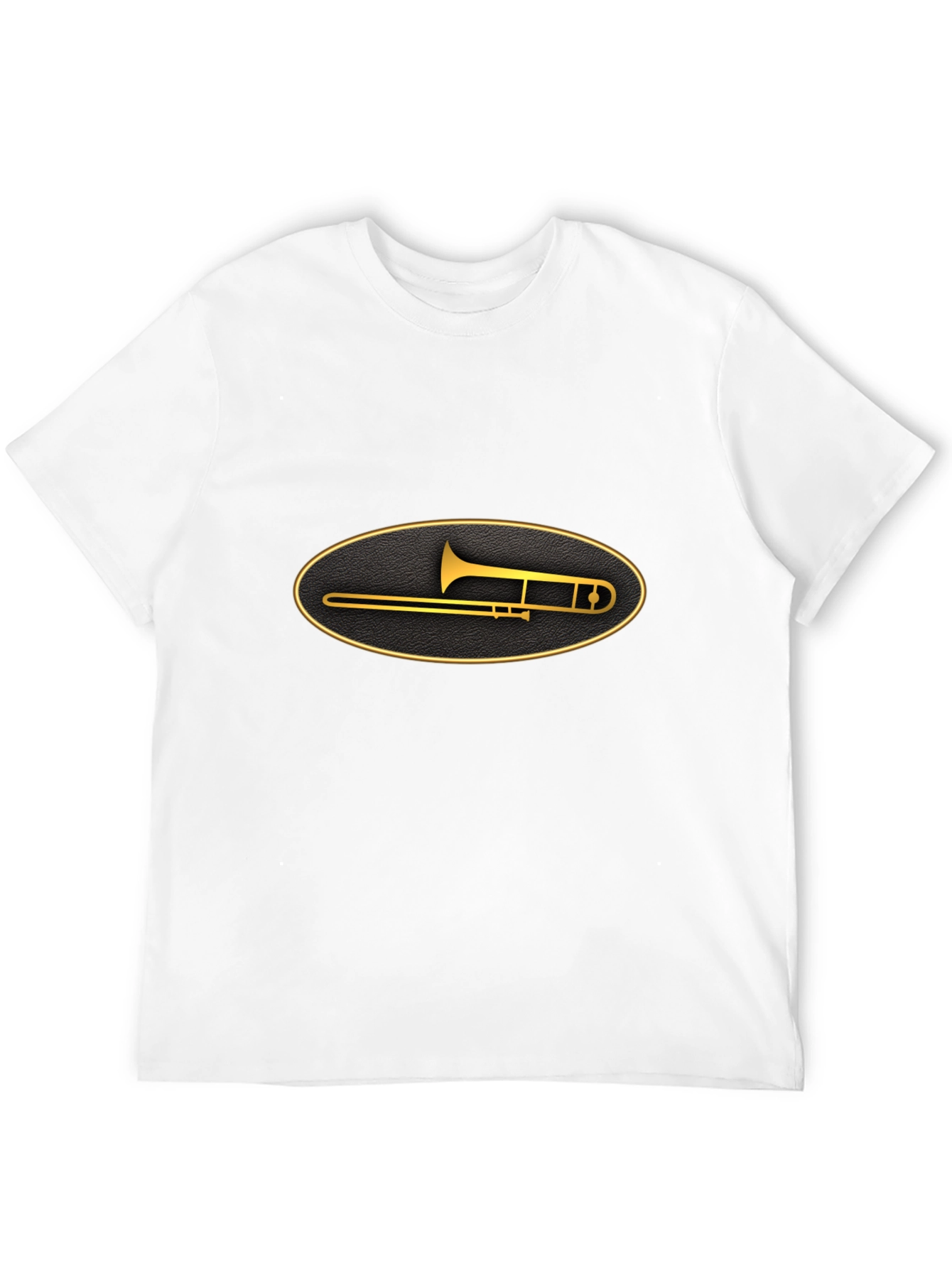 Trombone Graphic Tee - Stylish Music Lover T-Shirt