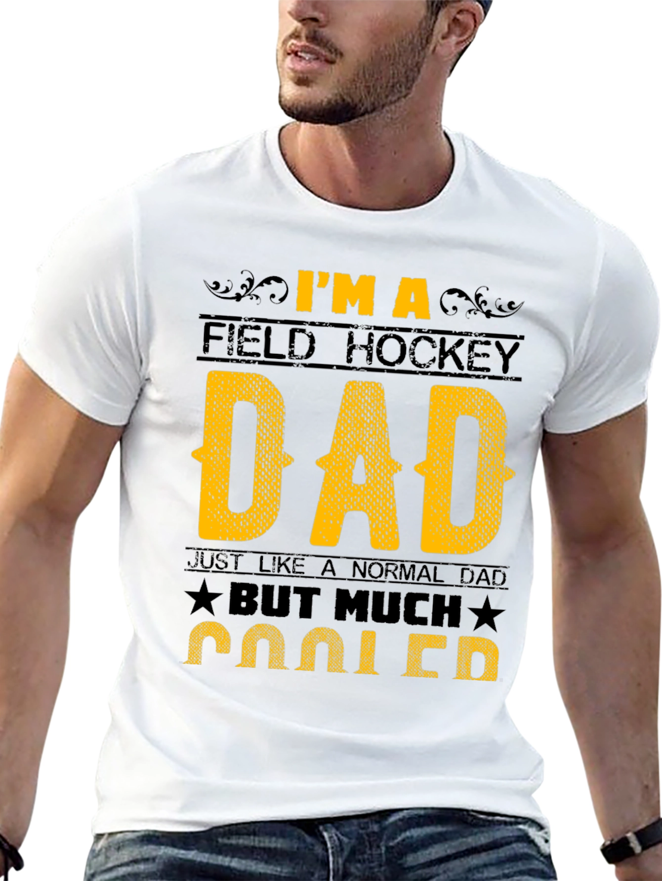 Field Hockey Dad T-Shirt - Much Cooler Dad