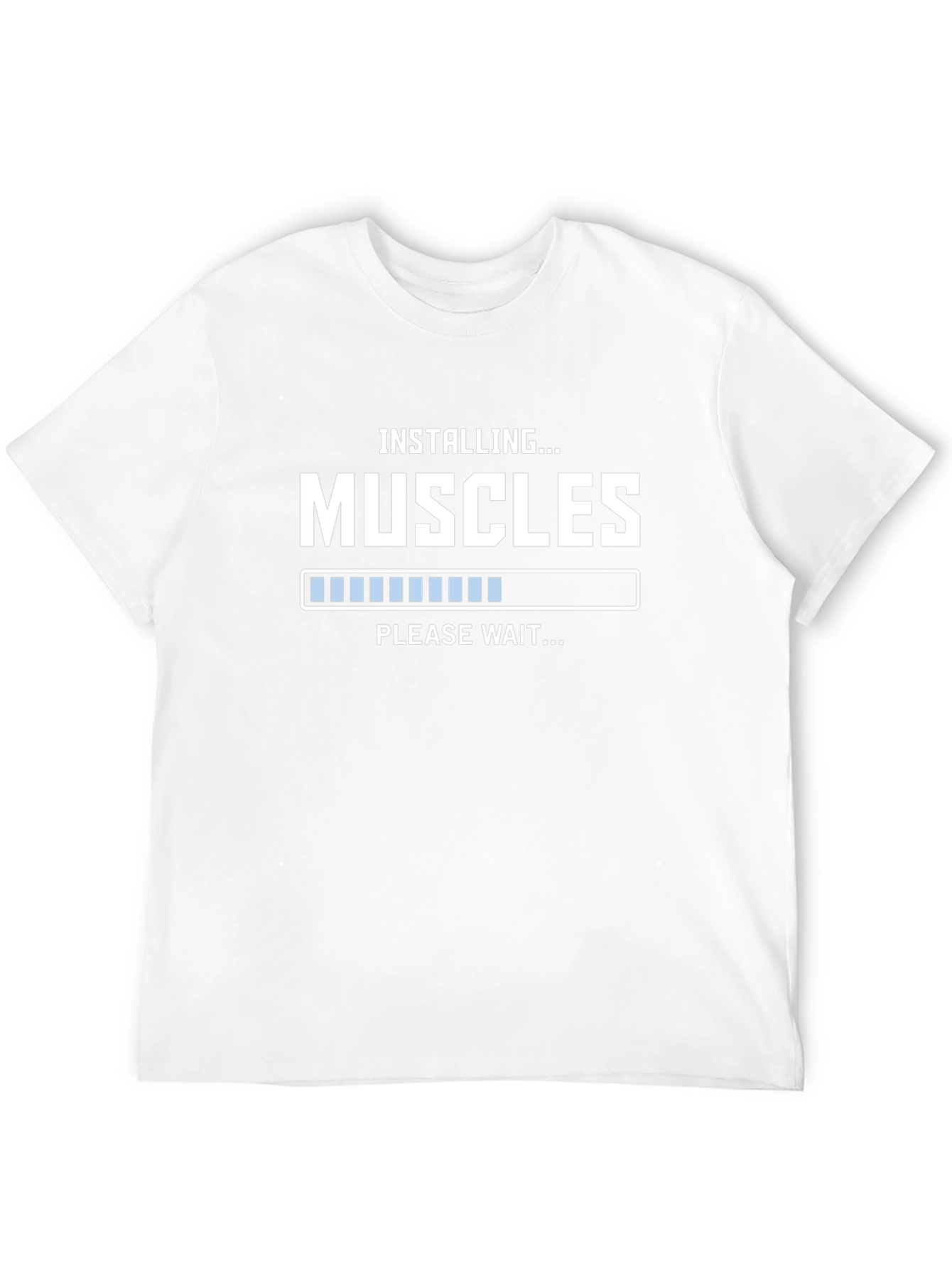 Installing Muscles Funny Workout T-Shirt