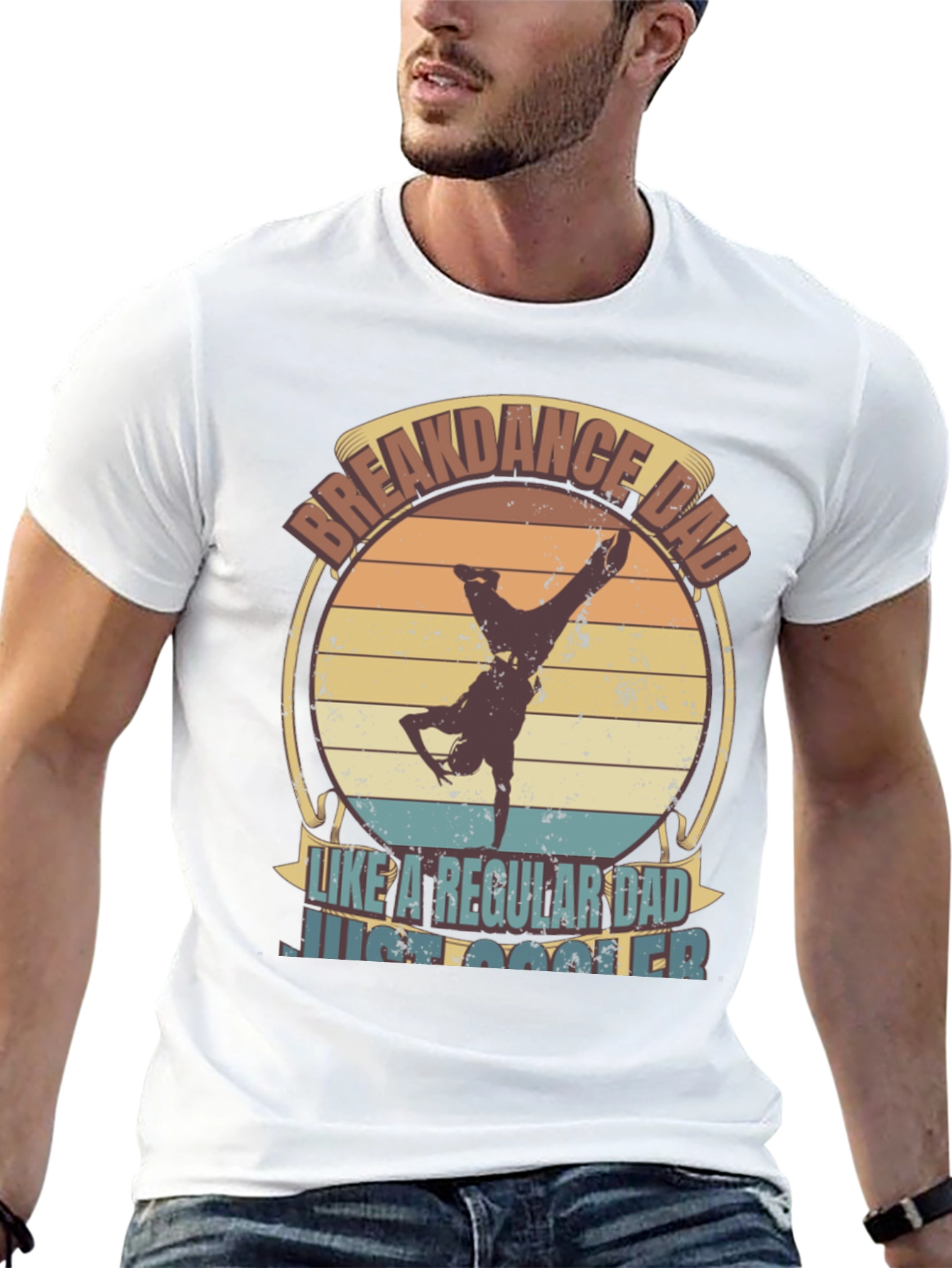 Breakdance Dad T-Shirt - Cool Fathers Day Tee