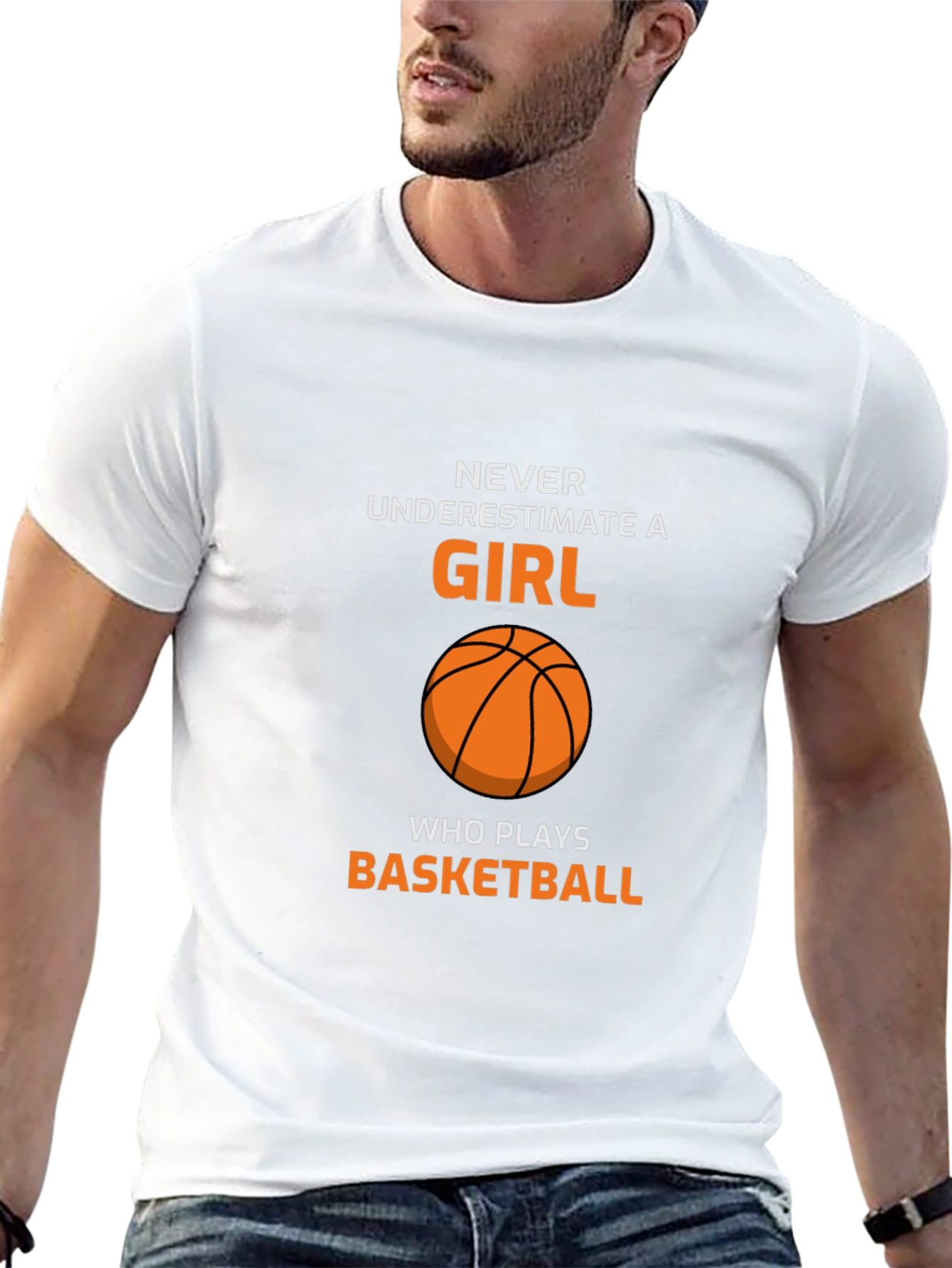 Basketball Girl T-Shirt - Never Underestimate